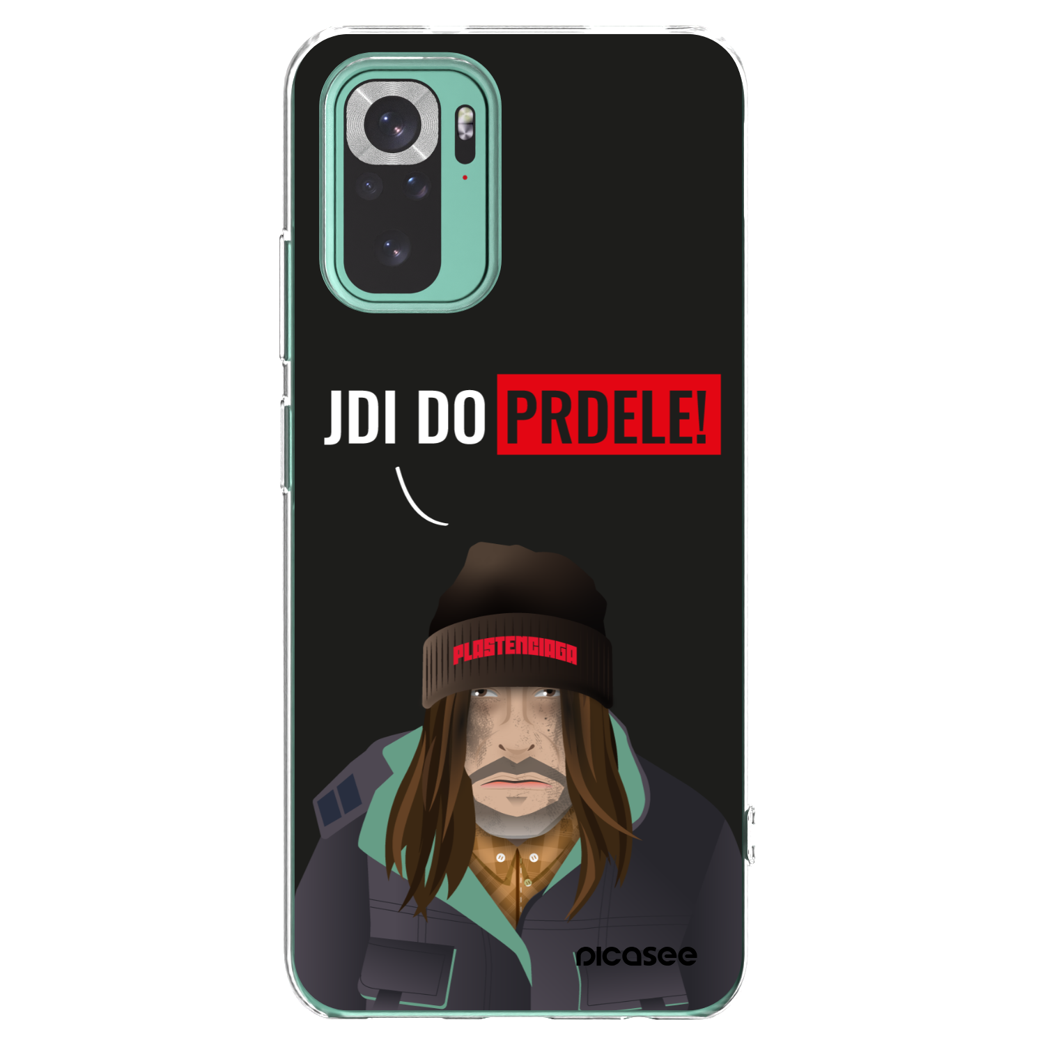 Picasee átlátszó szilikon tok az alábbi mobiltelefonokra Xiaomi Redmi Note 10 Pro - Bezďák