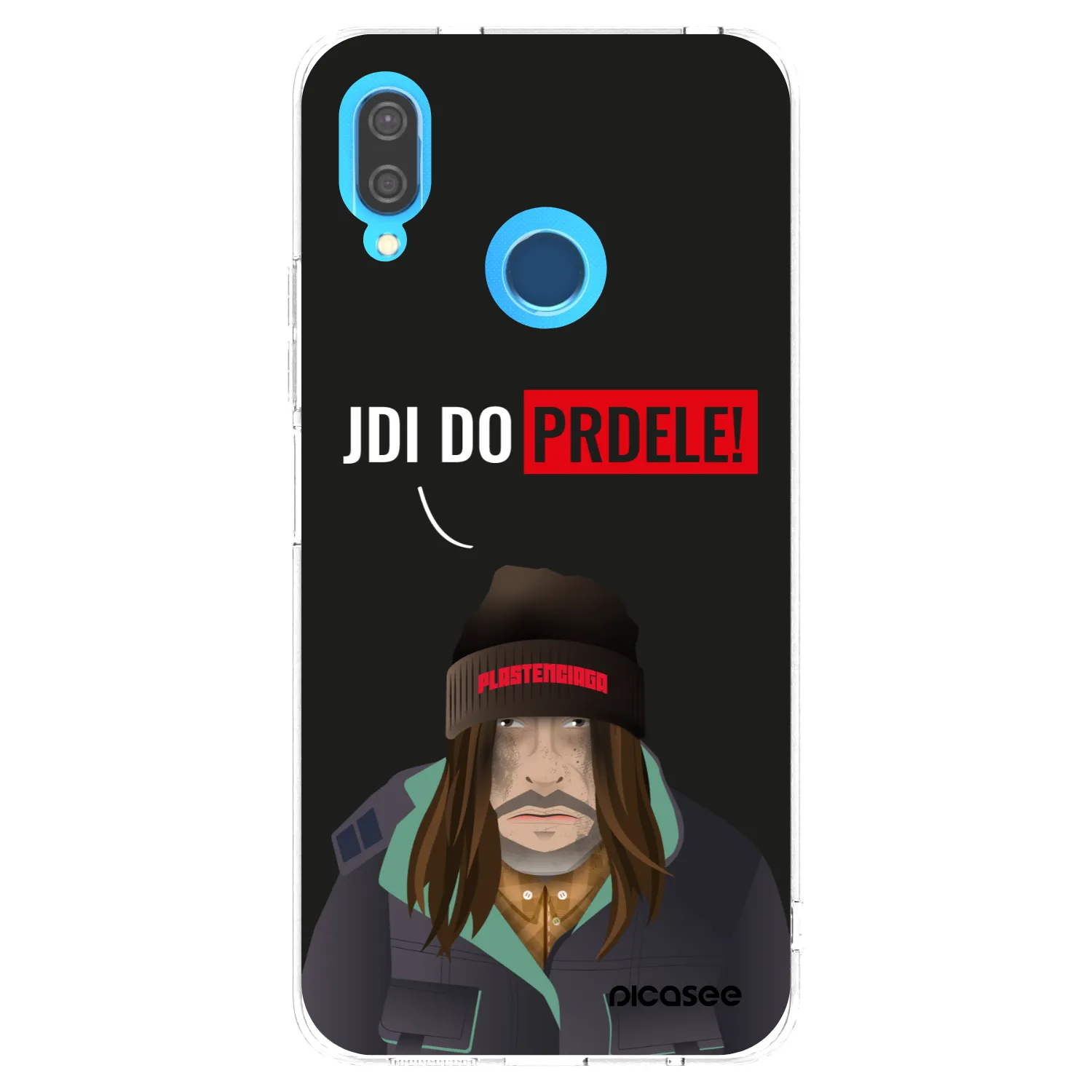 Picasee átlátszó szilikon tok az alábbi mobiltelefonokra Huawei P20 Lite - Bezďák