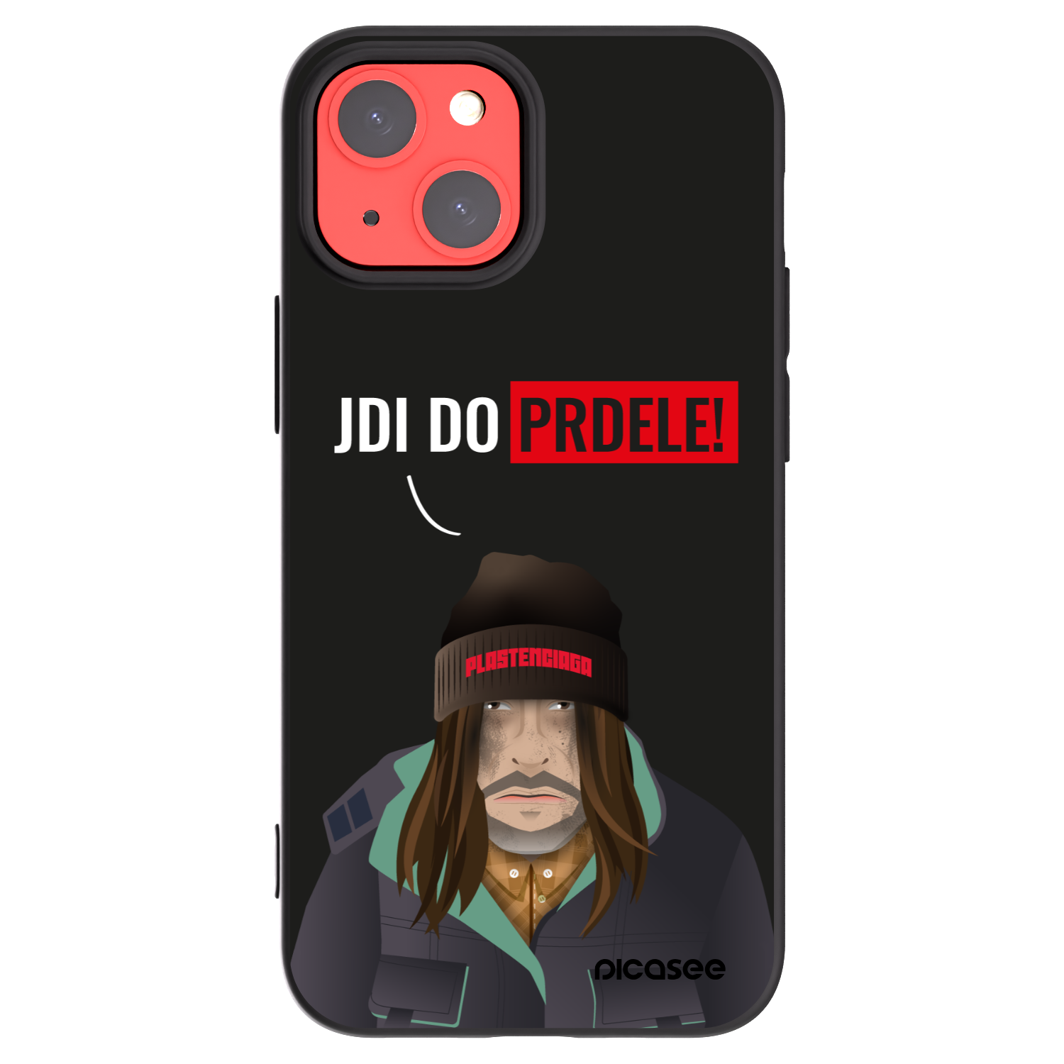 Picasee fekete szilikon tok az alábbi mobiltelefonokra Apple iPhone 13 mini - Bezďák