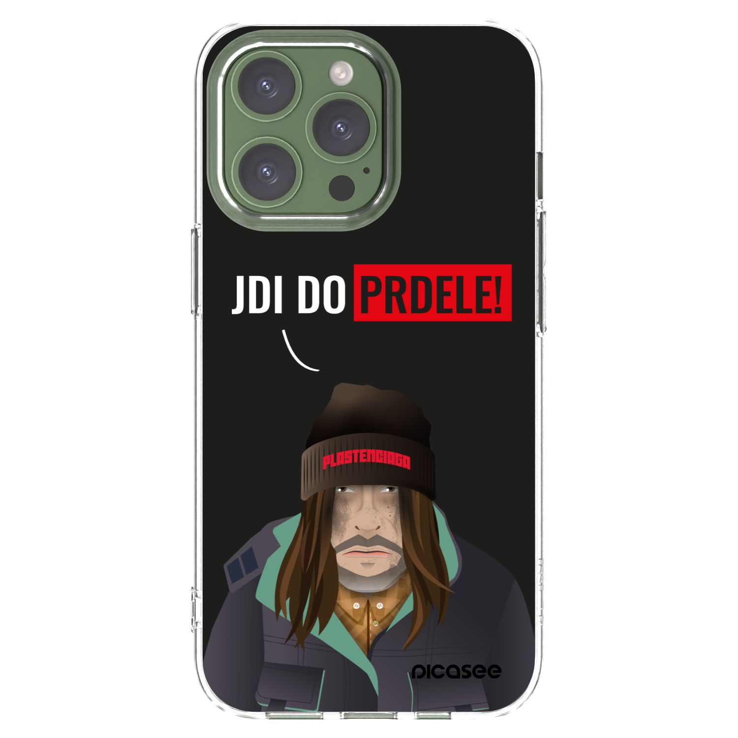 Picasee átlátszó szilikon tok az alábbi mobiltelefonokra Apple iPhone 13 Pro - Bezďák