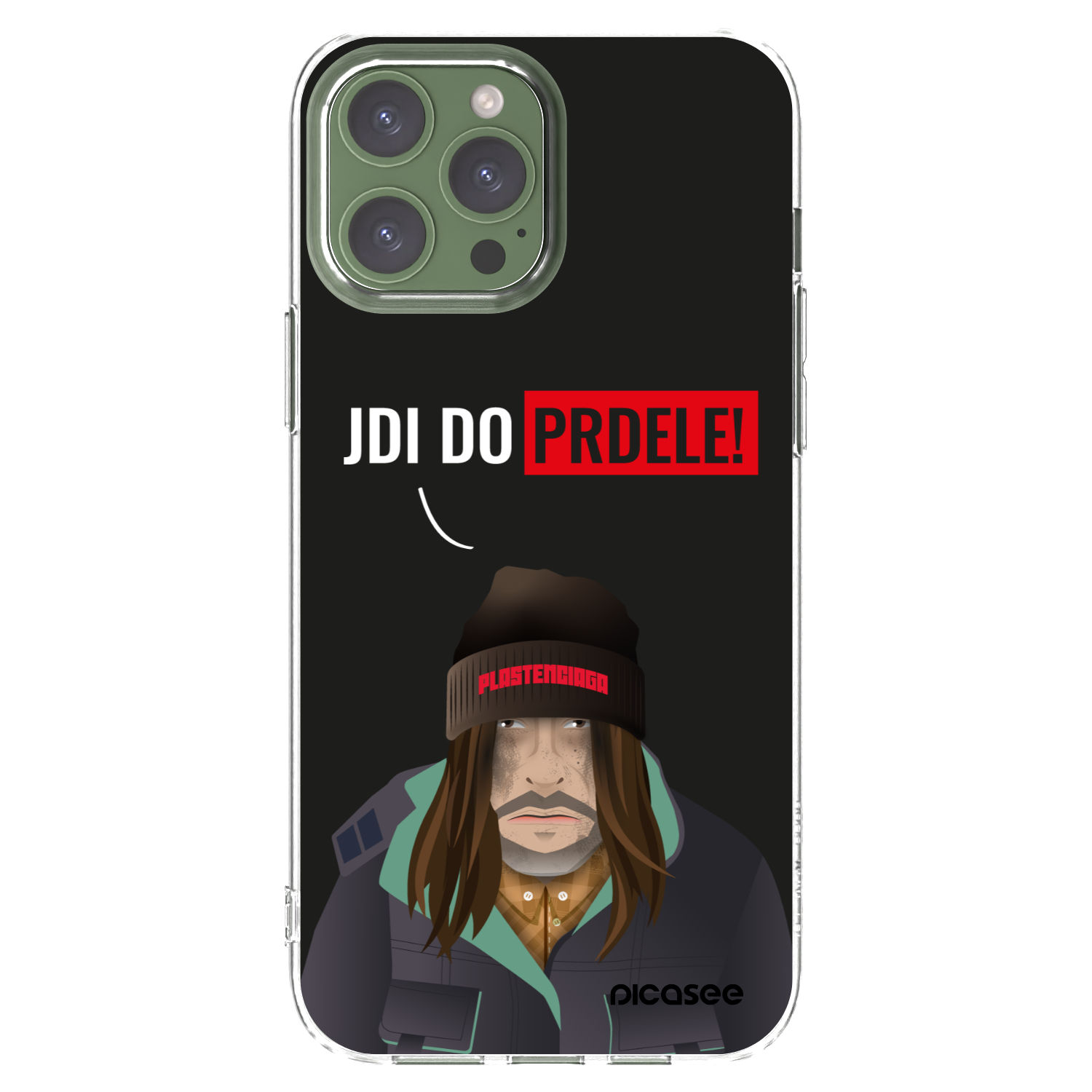 Picasee átlátszó szilikon tok az alábbi mobiltelefonokra Apple iPhone 13 Pro Max - Bezďák