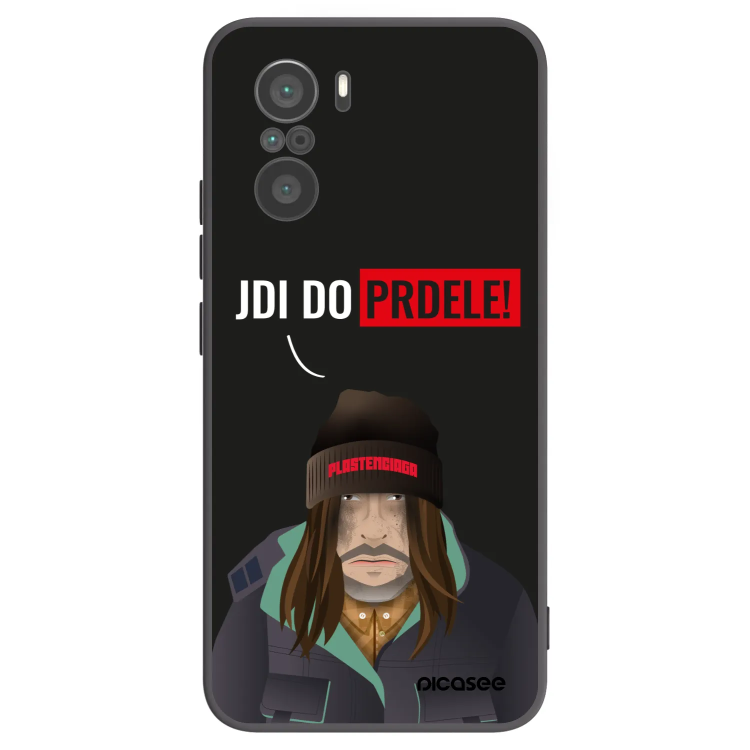 Picasee fekete szilikon tok az alábbi mobiltelefonokra Xiaomi Poco F3 - Bezďák