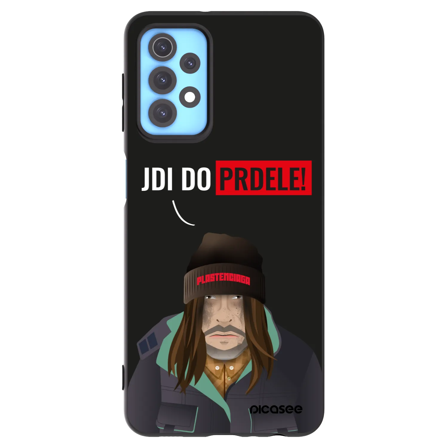 Picasee fekete szilikon tok az alábbi mobiltelefonokra Samsung Galaxy A32 4G SM-A325F - Bezďák