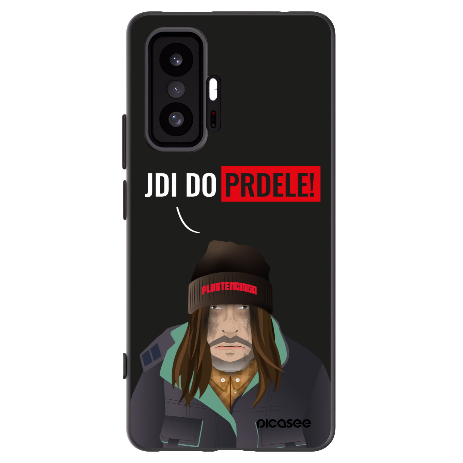 Picasee fekete szilikon tok az alábbi mobiltelefonokra Xiaomi 11T Pro - Bezďák