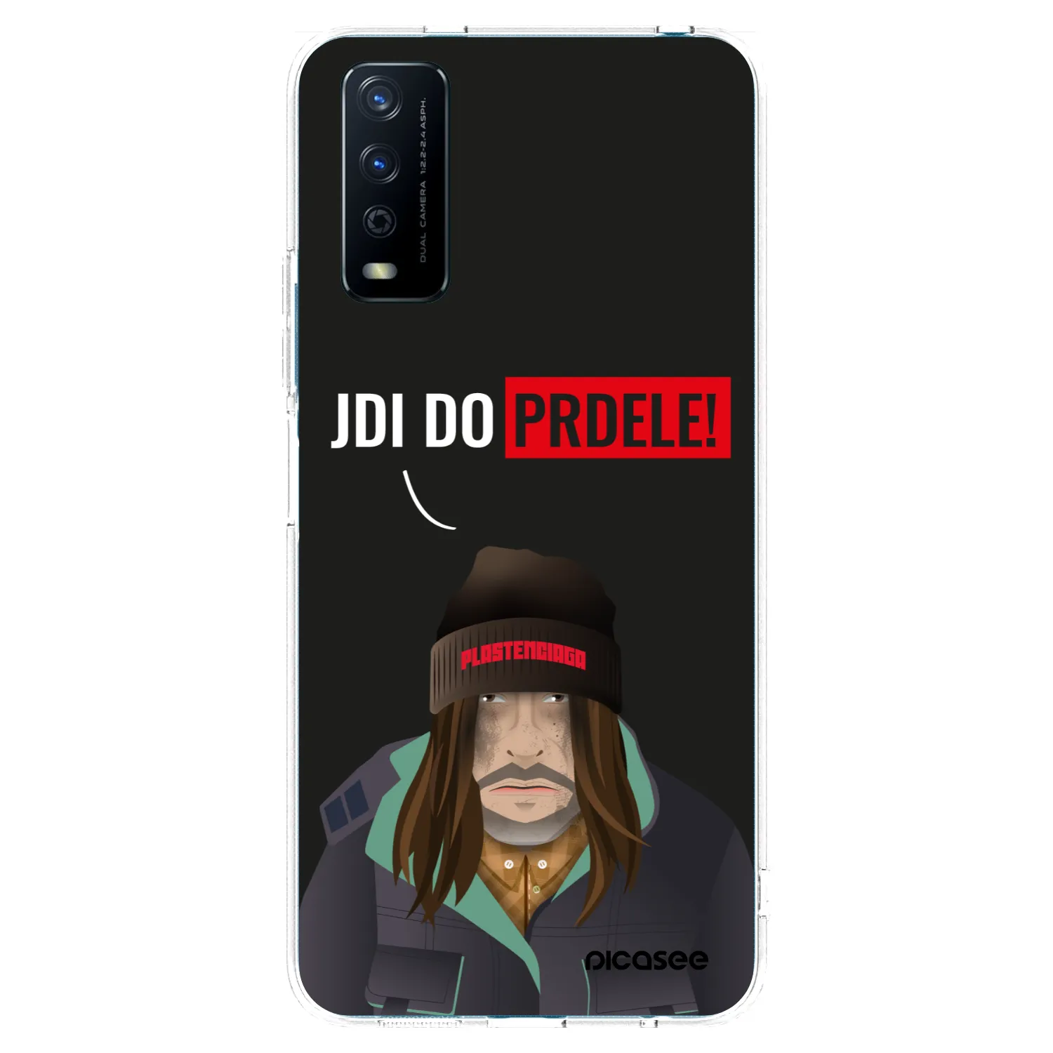 Picasee átlátszó szilikon tok az alábbi mobiltelefonokra Vivo Y11s - Bezďák