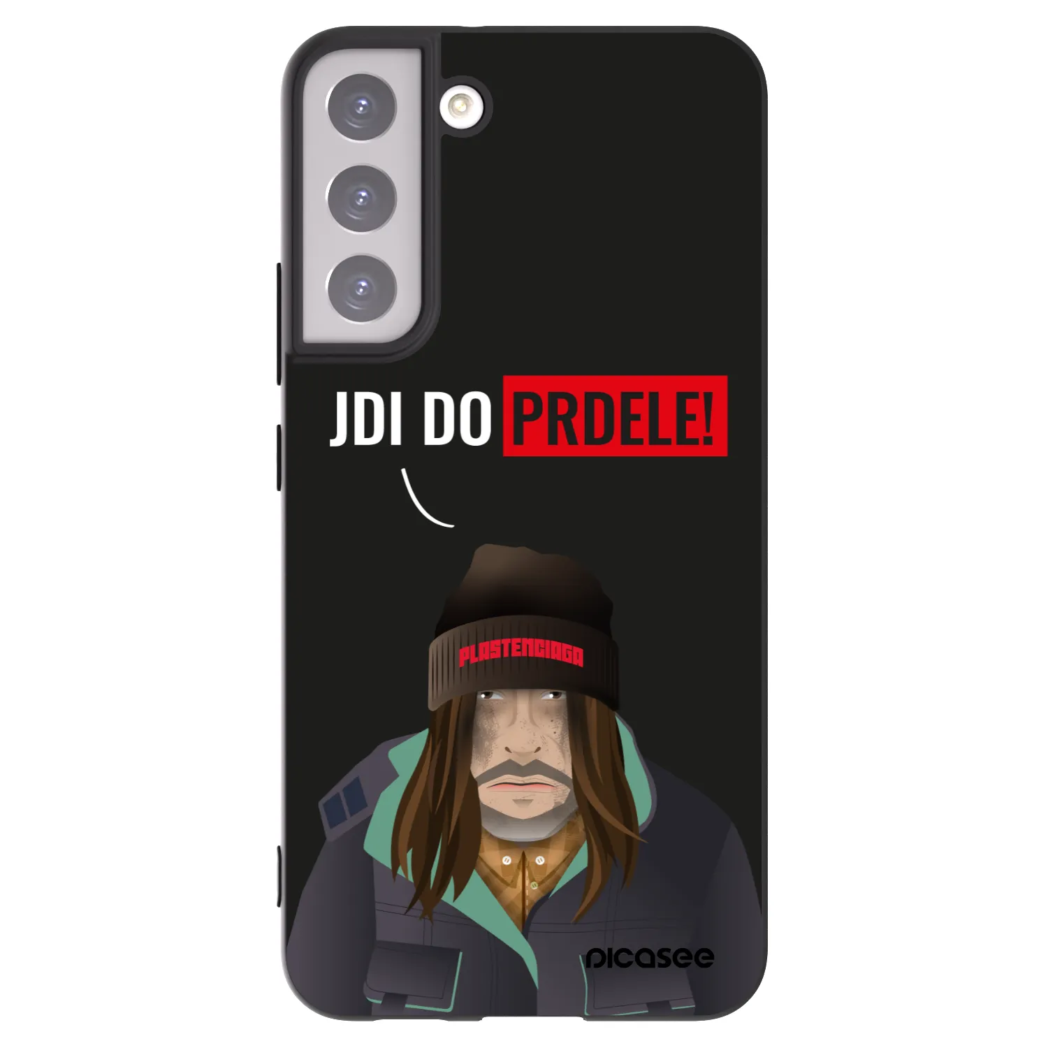 Picasee fekete szilikon tok az alábbi mobiltelefonokra Samsung Galaxy S22+ 5G - Bezďák