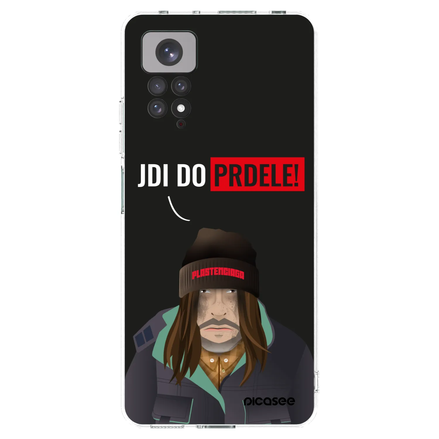 Picasee átlátszó szilikon tok az alábbi mobiltelefonokra Xiaomi Redmi Note 11 - Bezďák