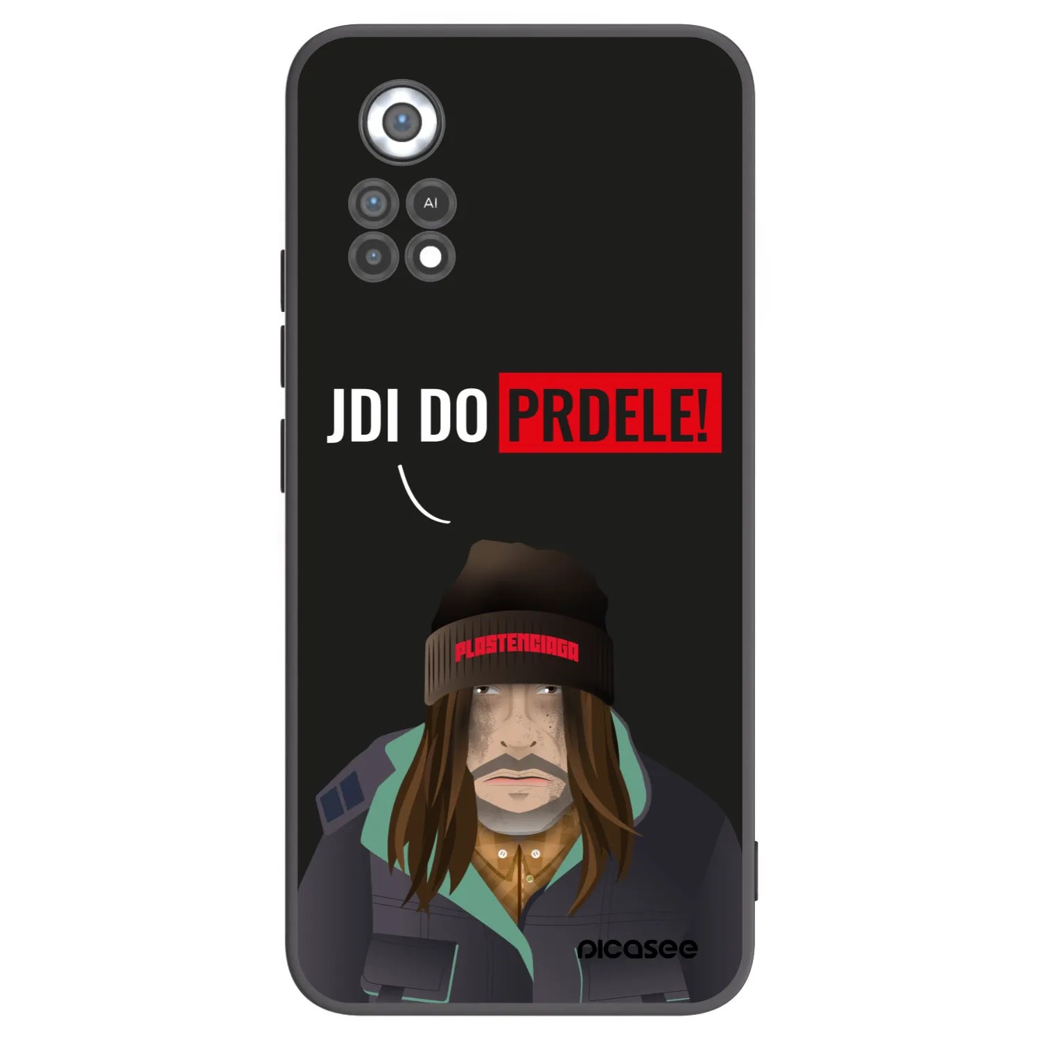 Picasee fekete szilikon tok az alábbi mobiltelefonokra Xiaomi Poco X4 Pro 5G - Bezďák