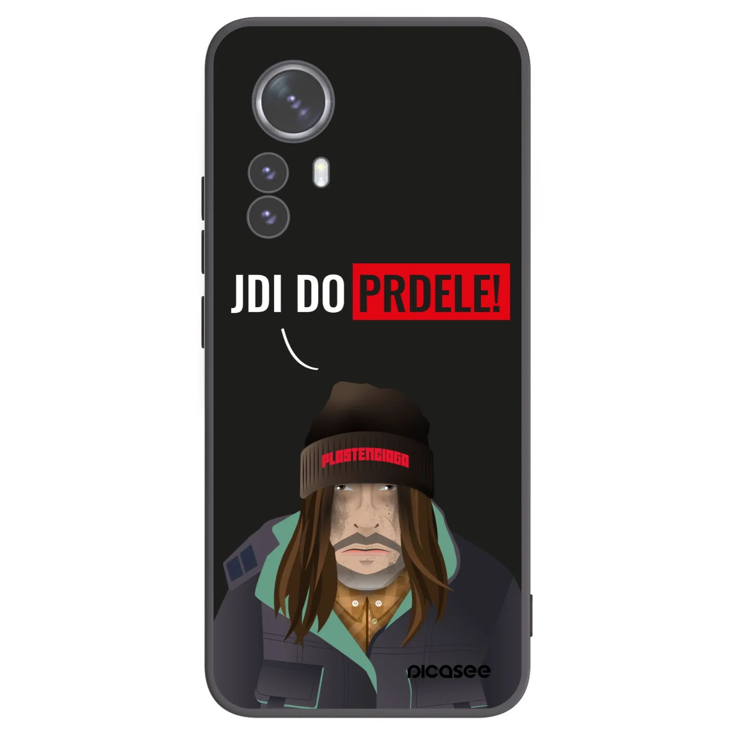 Picasee fekete szilikon tok az alábbi mobiltelefonokra Xiaomi 12 Pro - Bezďák