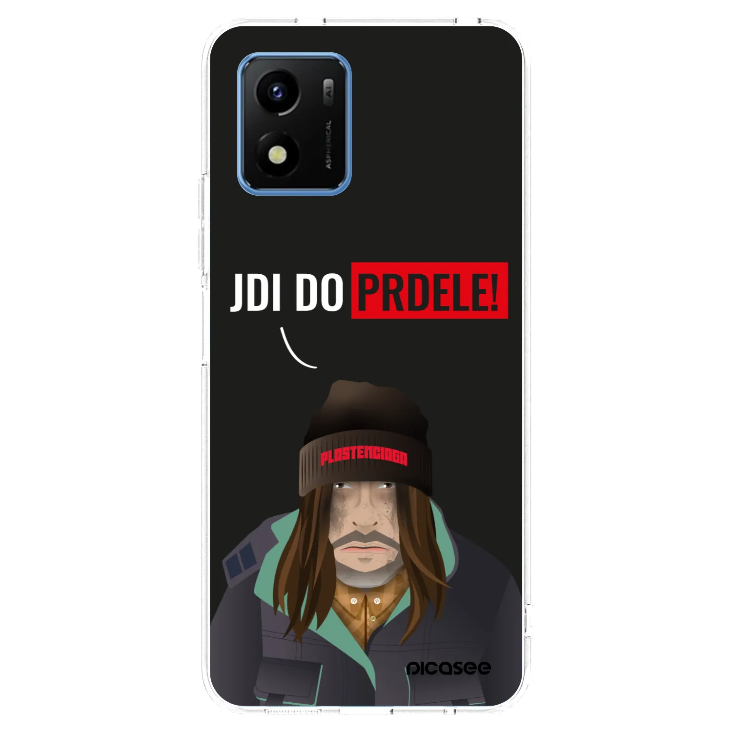 Picasee átlátszó szilikon tok az alábbi mobiltelefonokra Vivo Y01 - Bezďák