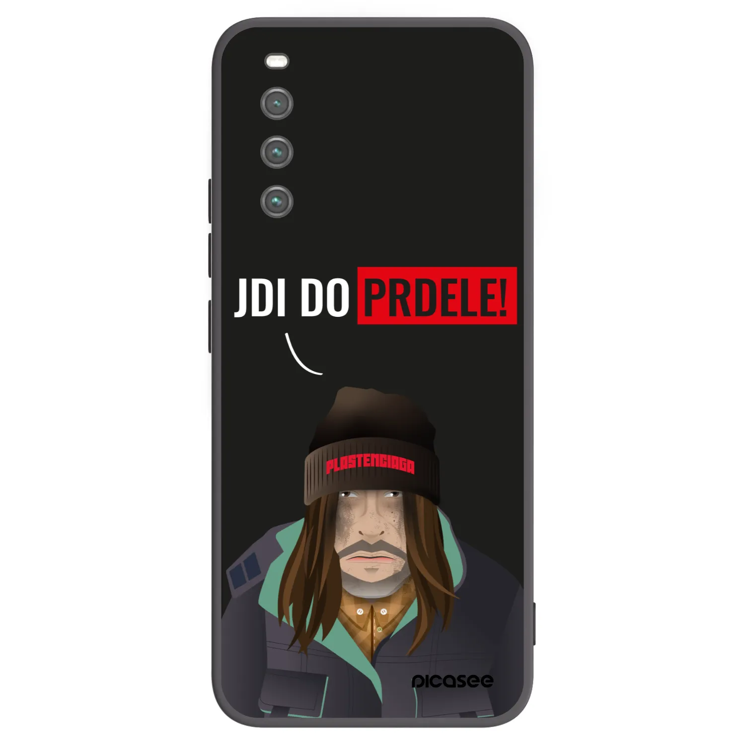 Picasee fekete szilikon tok az alábbi mobiltelefonokra Sony Xperia 10 IV 5G - Bezďák