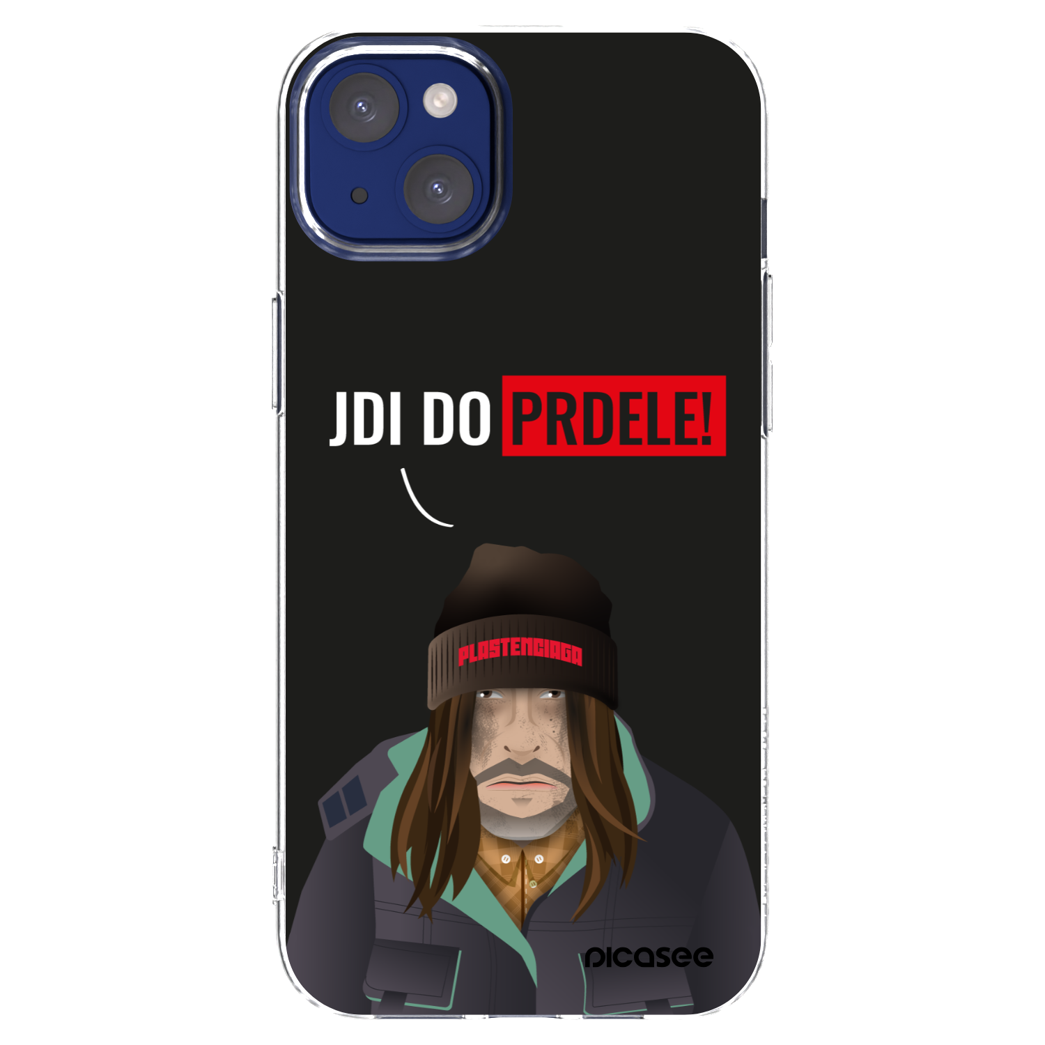 Picasee átlátszó szilikon tok az alábbi mobiltelefonokra Apple iPhone 14 Plus - Bezďák