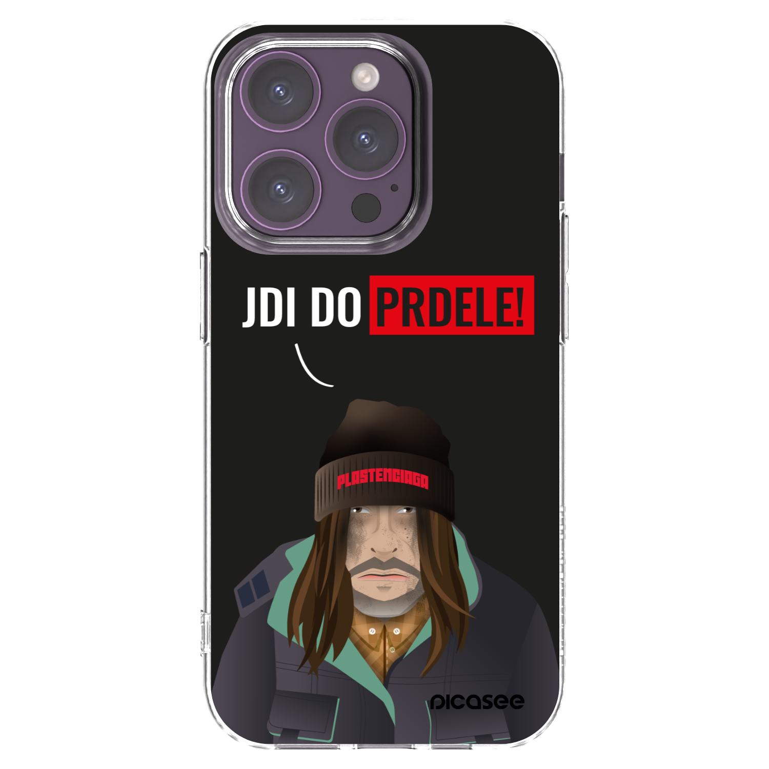 Picasee átlátszó szilikon tok az alábbi mobiltelefonokra Apple iPhone 14 Pro - Bezďák