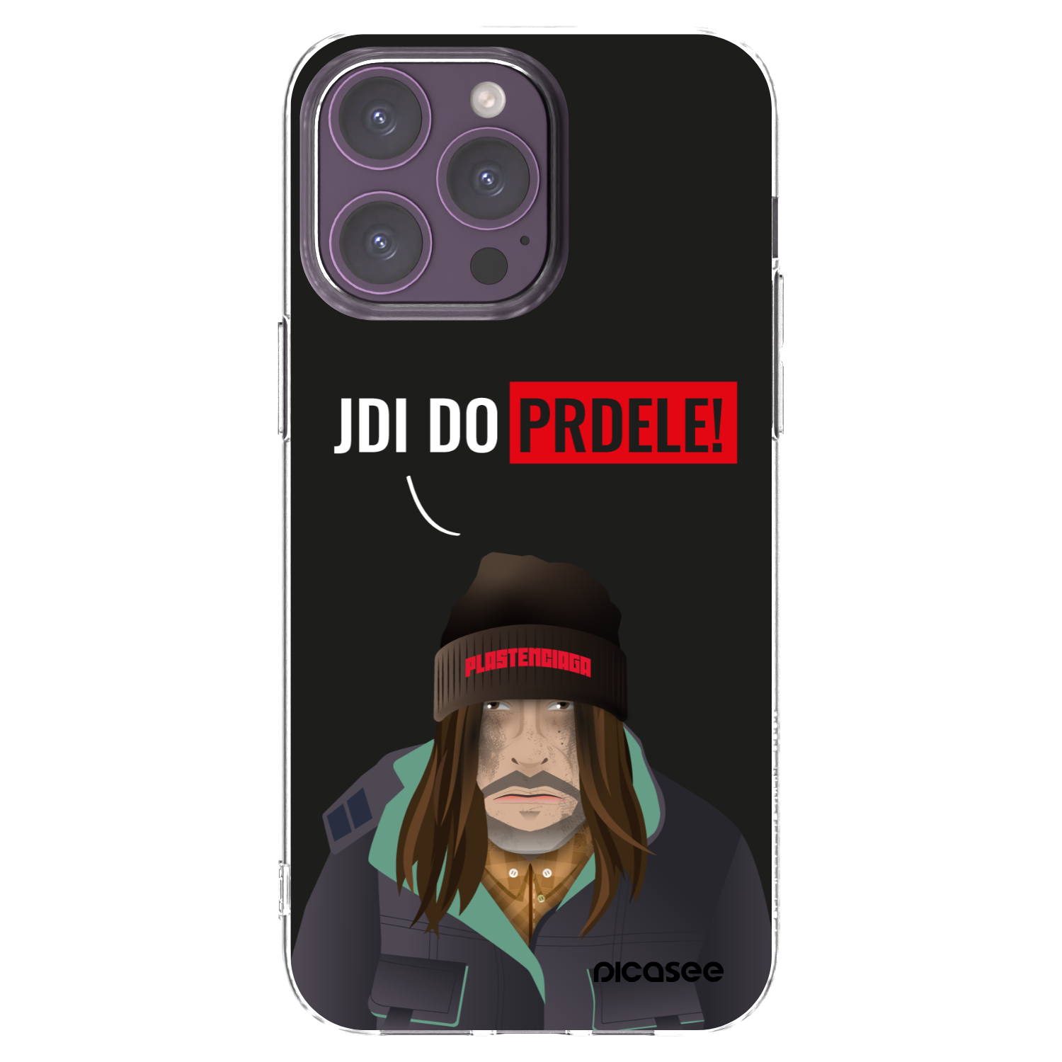 Picasee átlátszó szilikon tok az alábbi mobiltelefonokra Apple iPhone 14 Pro Max - Bezďák