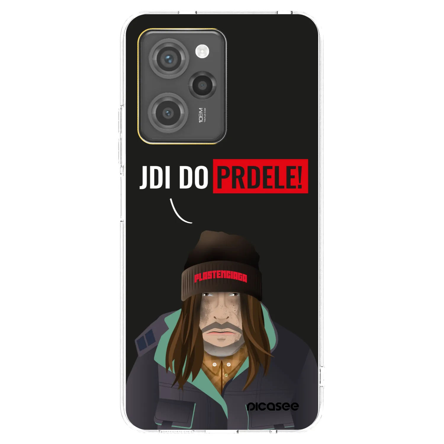 Picasee átlátszó szilikon tok az alábbi mobiltelefonokra Xiaomi Poco X5 Pro - Bezďák