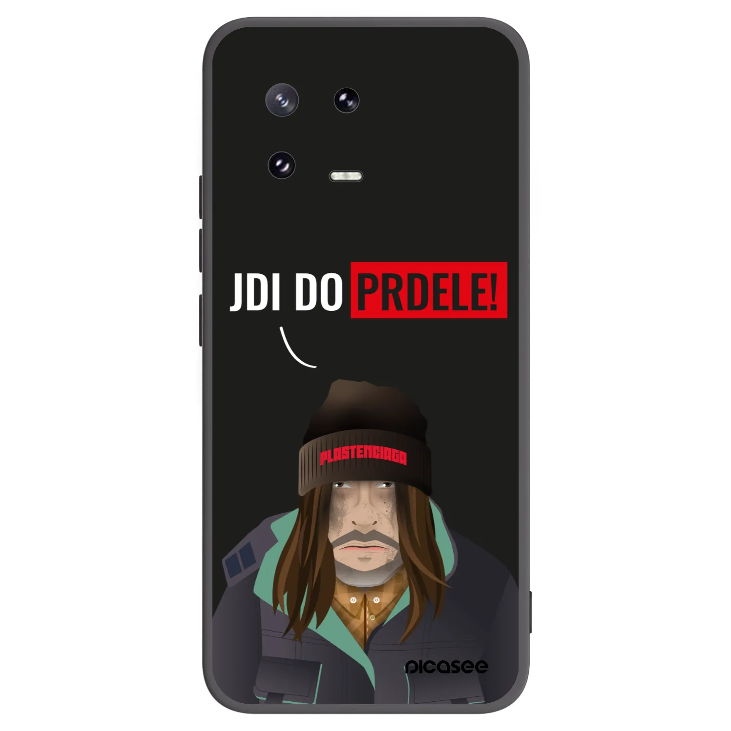 Picasee fekete szilikon tok az alábbi mobiltelefonokra Xiaomi 13 Pro - Bezďák