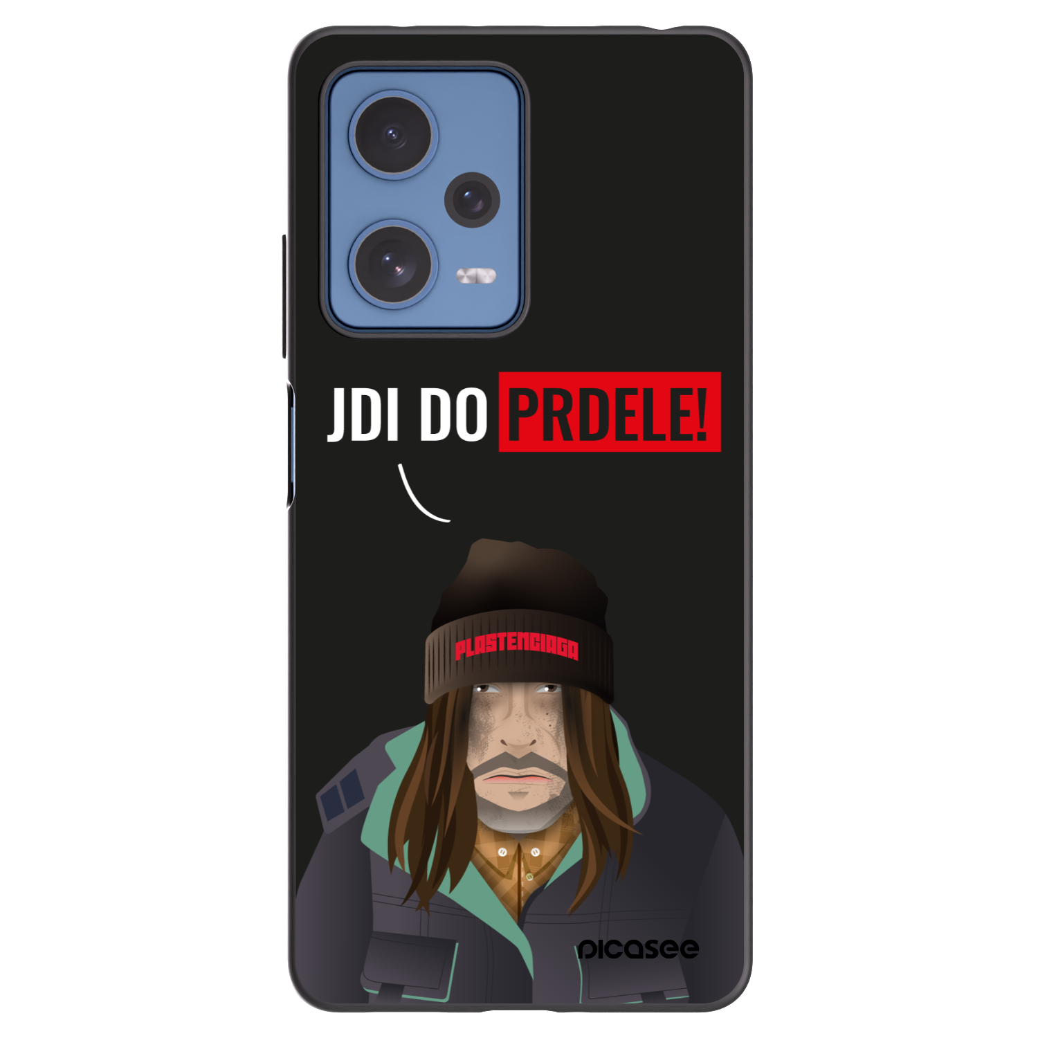 Picasee fekete szilikon tok az alábbi mobiltelefonokra Xiaomi Redmi Note 12 Pro 5G - Bezďák