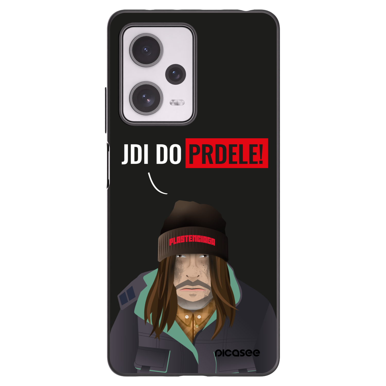 Picasee fekete szilikon tok az alábbi mobiltelefonokra Xiaomi Redmi Note 12 Pro+ 5G - Bezďák