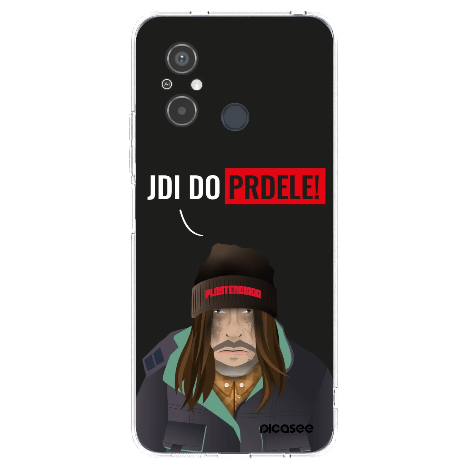 Picasee átlátszó szilikon tok az alábbi mobiltelefonokra Xiaomi Redmi 12C - Bezďák