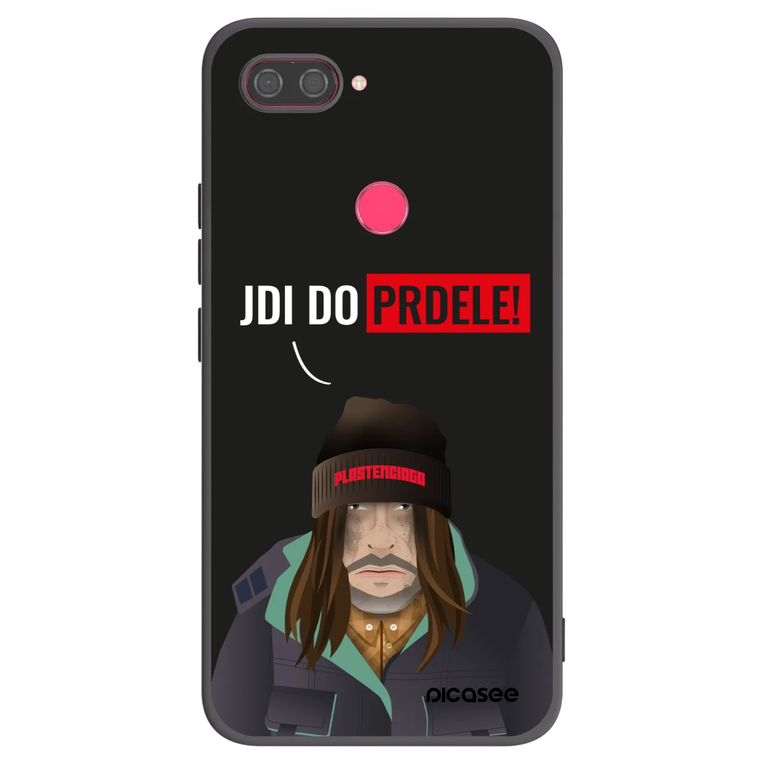 Picasee fekete szilikon tok az alábbi mobiltelefonokra Xiaomi Mi 8 Lite - Bezďák