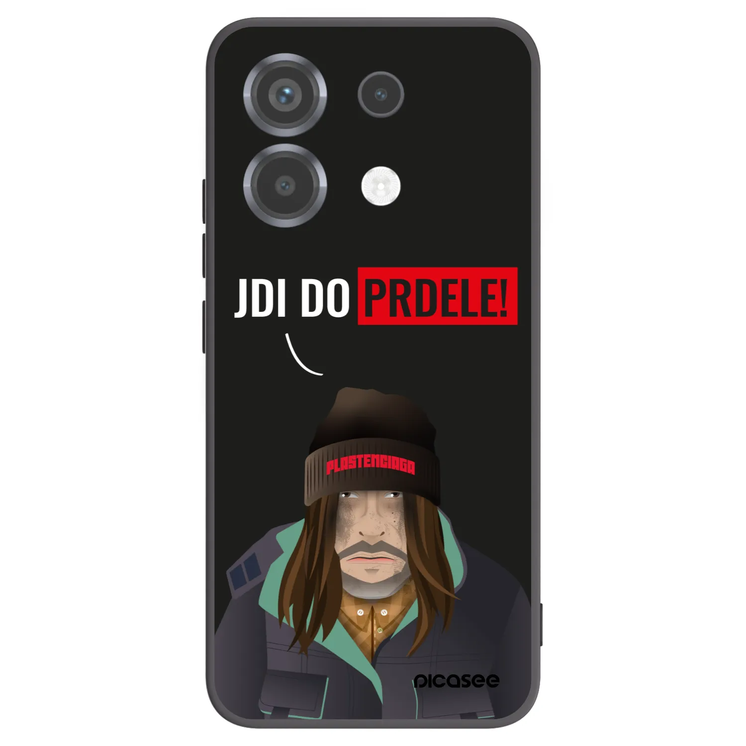 Picasee fekete szilikon tok az alábbi mobiltelefonokra Xiaomi Poco X6 - Bezďák