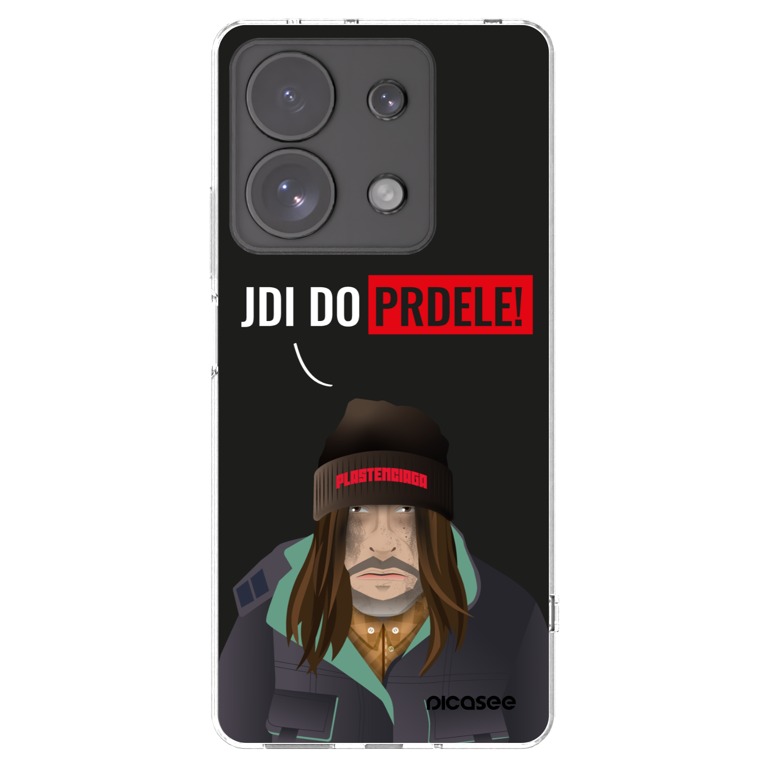 Picasee átlátszó szilikon tok az alábbi mobiltelefonokra Xiaomi Redmi Note 13 Pro 4G - Bezďák