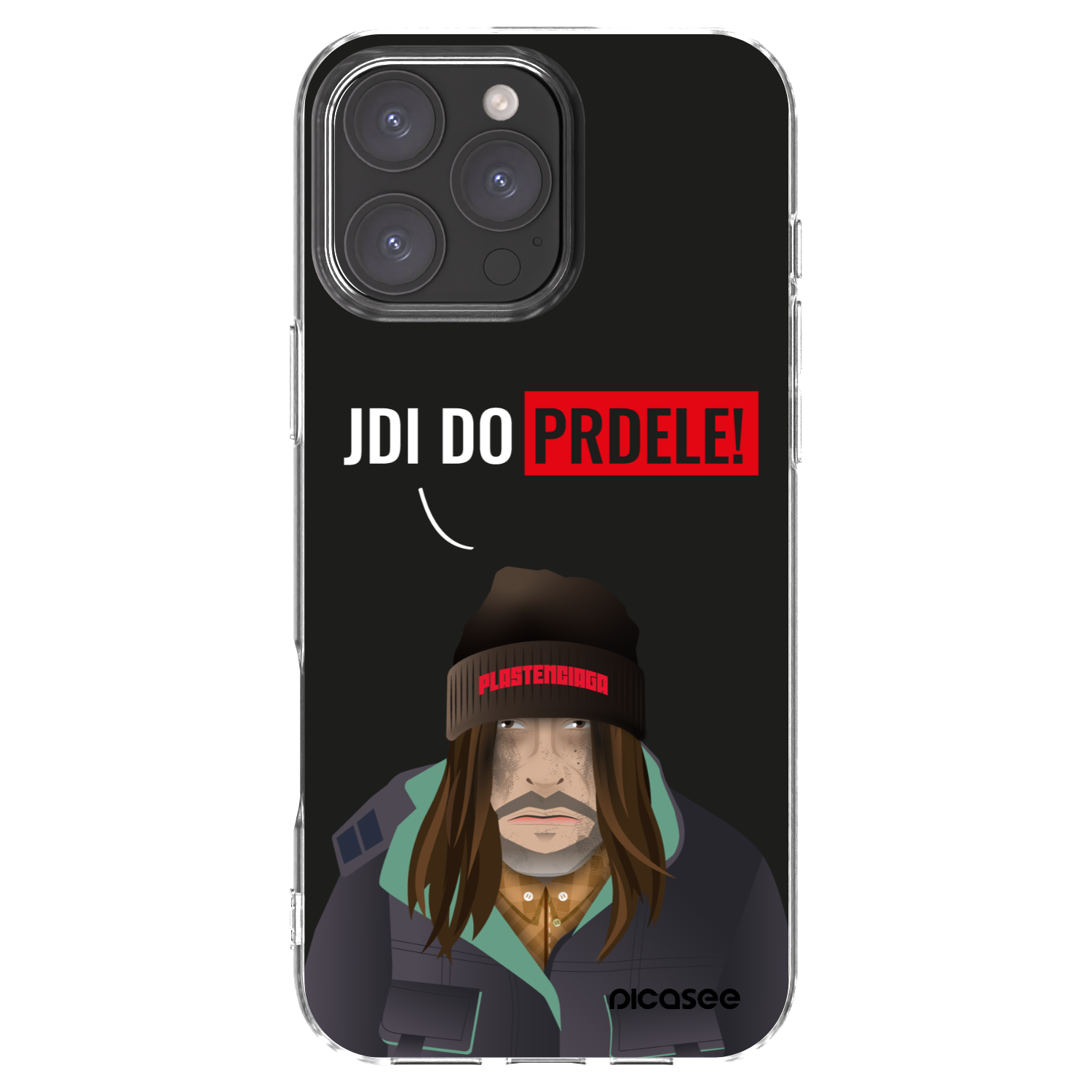 Picasee átlátszó szilikon tok az alábbi mobiltelefonokra Apple iPhone 16 Pro Max - Bezďák