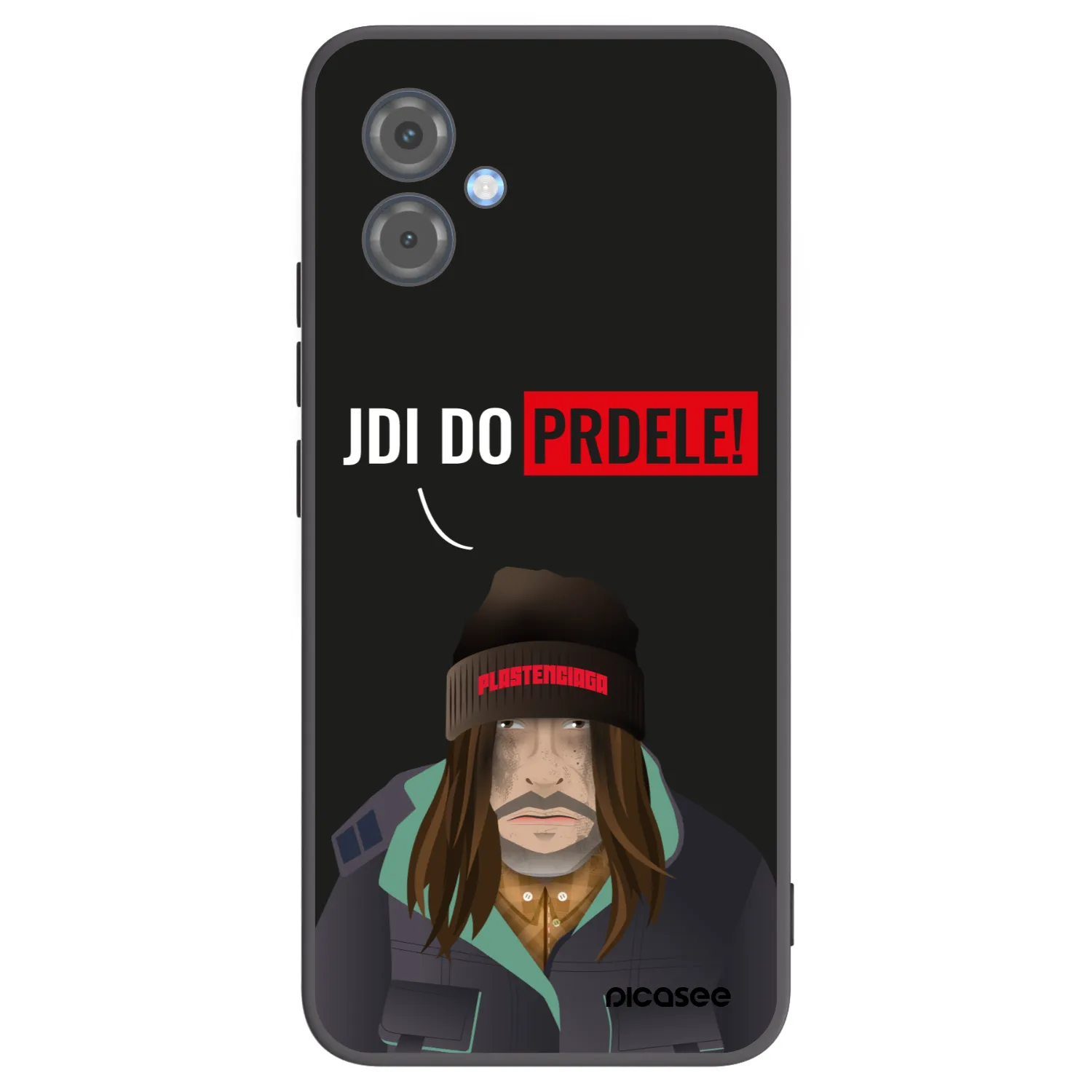 Picasee fekete szilikon tok az alábbi mobiltelefonokra Motorola Moto G14 - Bezďák