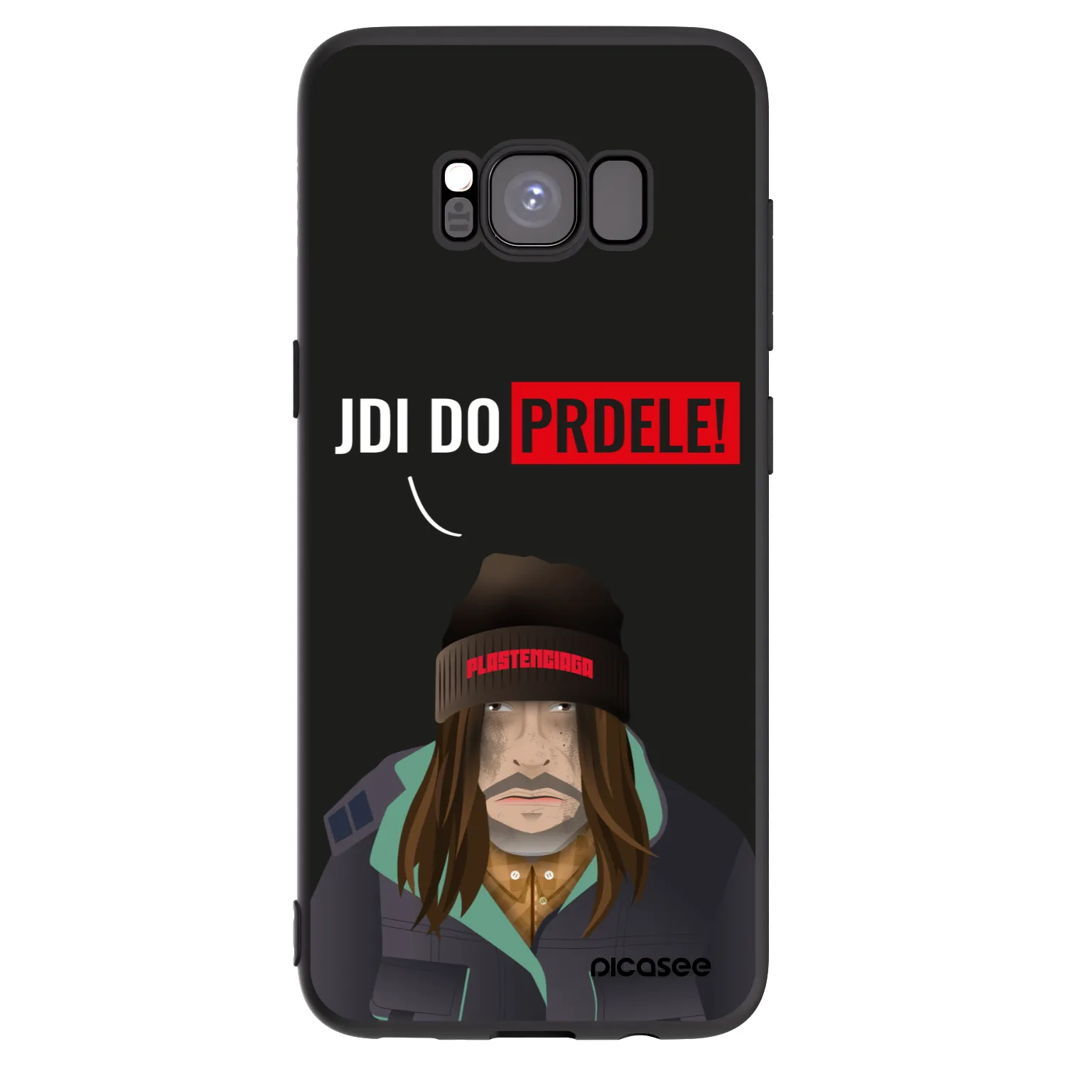 Picasee fekete szilikon tok az alábbi mobiltelefonokra Samsung Galaxy S8 G950F - Bezďák