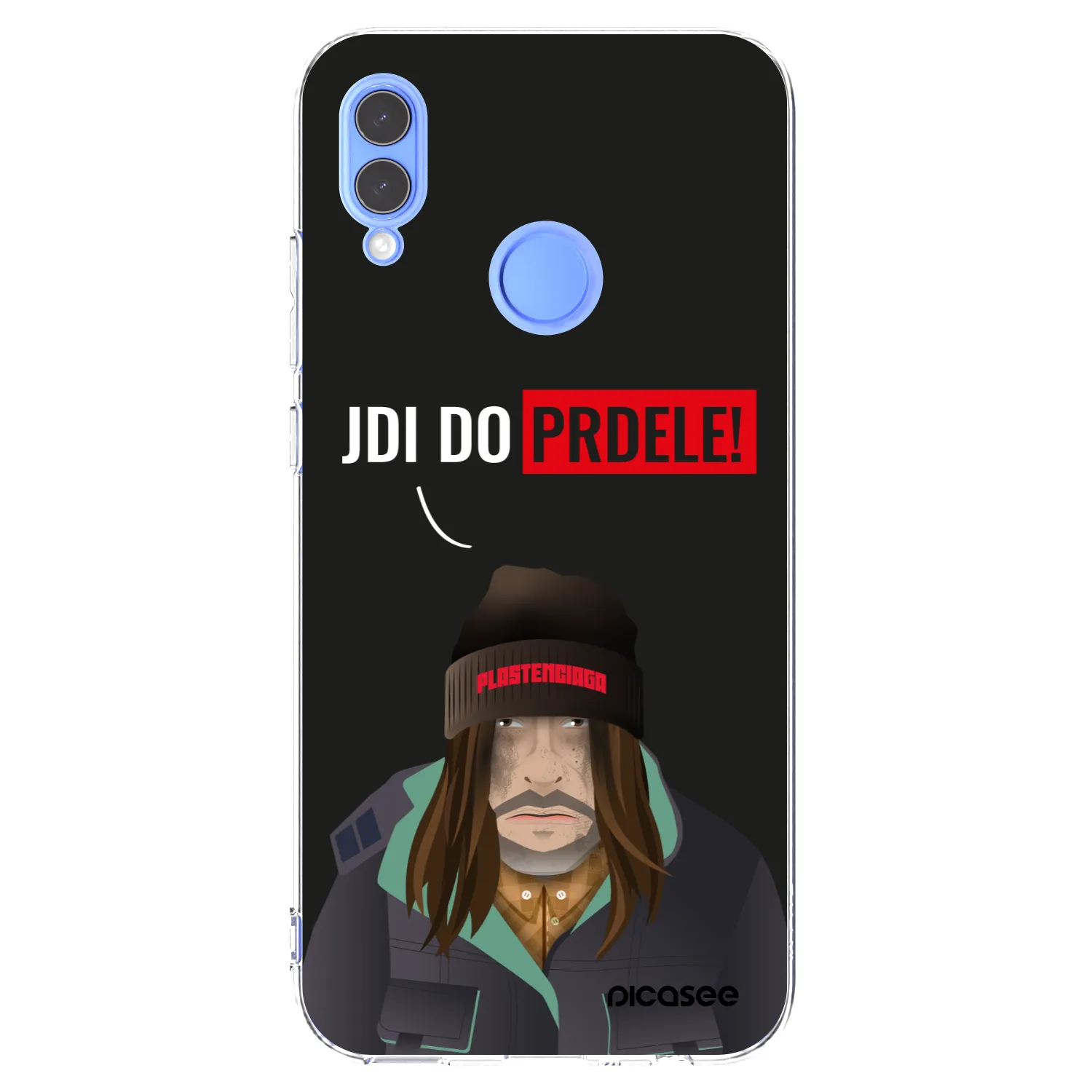 Picasee átlátszó szilikon tok az alábbi mobiltelefonokra Huawei P Smart 2019 - Bezďák