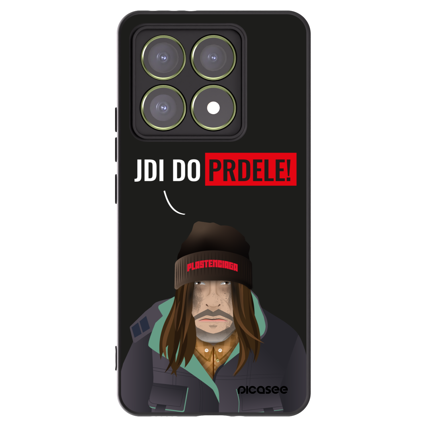 Picasee fekete szilikon tok az alábbi mobiltelefonokra Xiaomi 14T - Bezďák