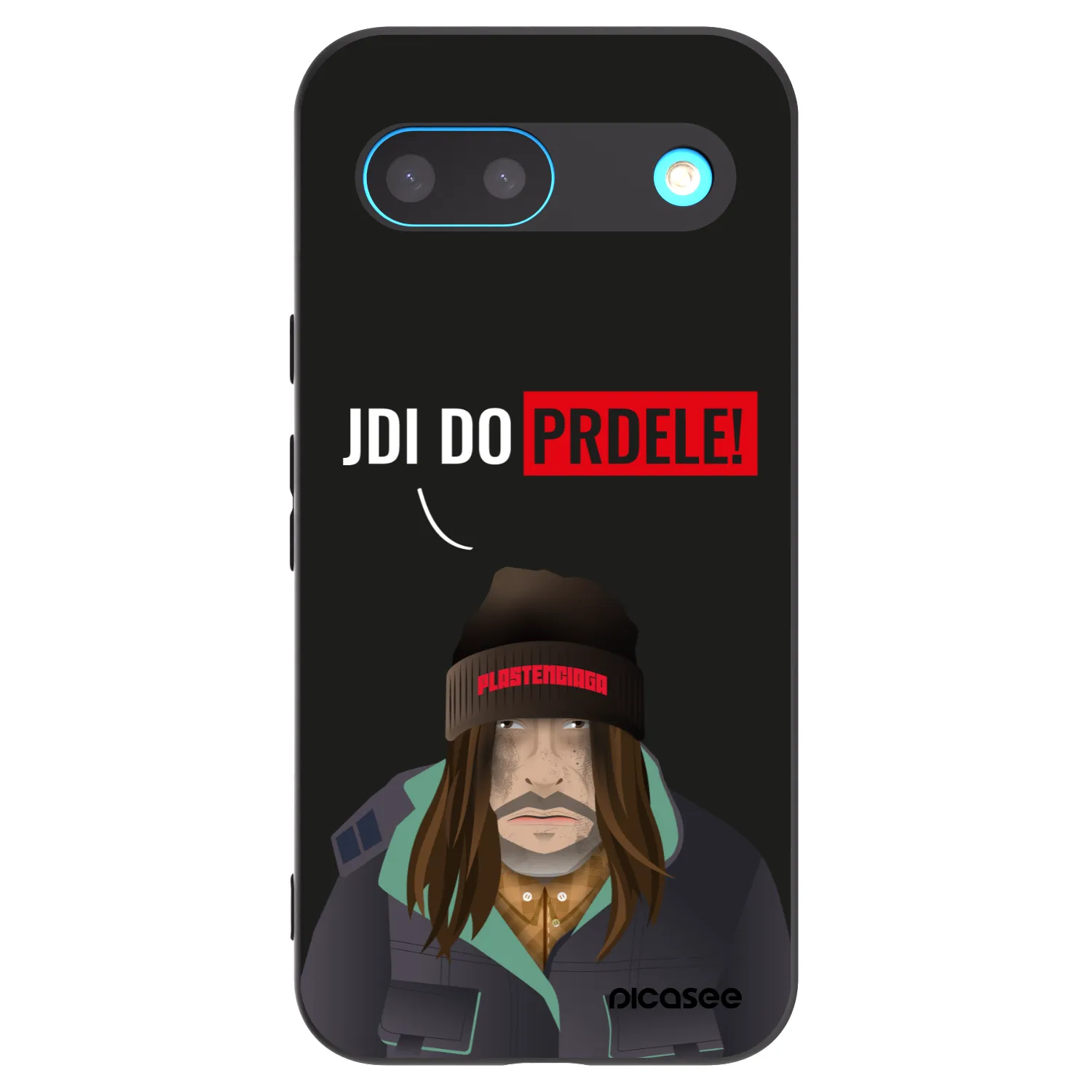 Picasee fekete szilikon tok az alábbi mobiltelefonokra Google Pixel 8 - Bezďák