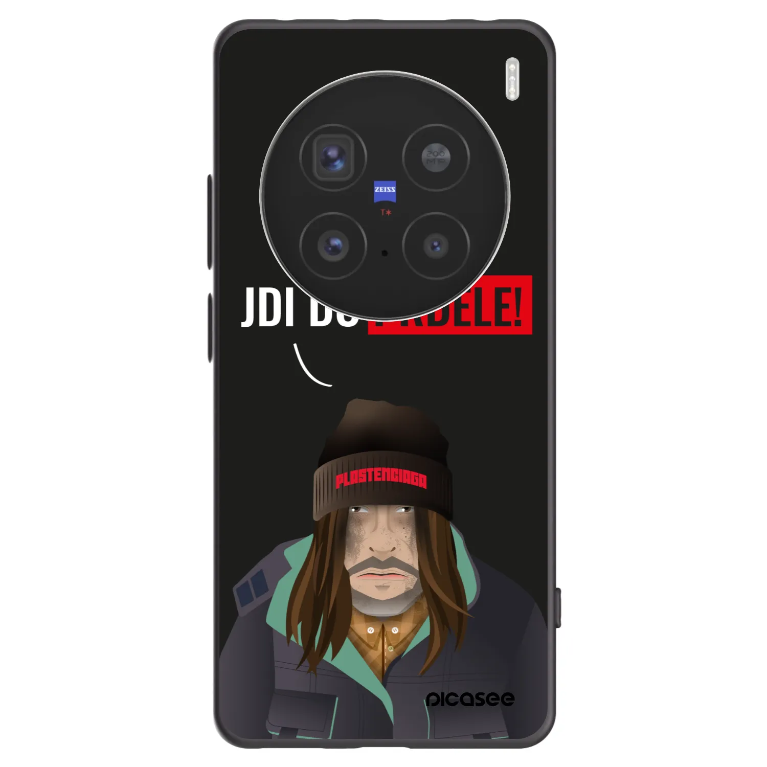 Picasee fekete szilikon tok az alábbi mobiltelefonokra Vivo X200 Pro - Bezďák