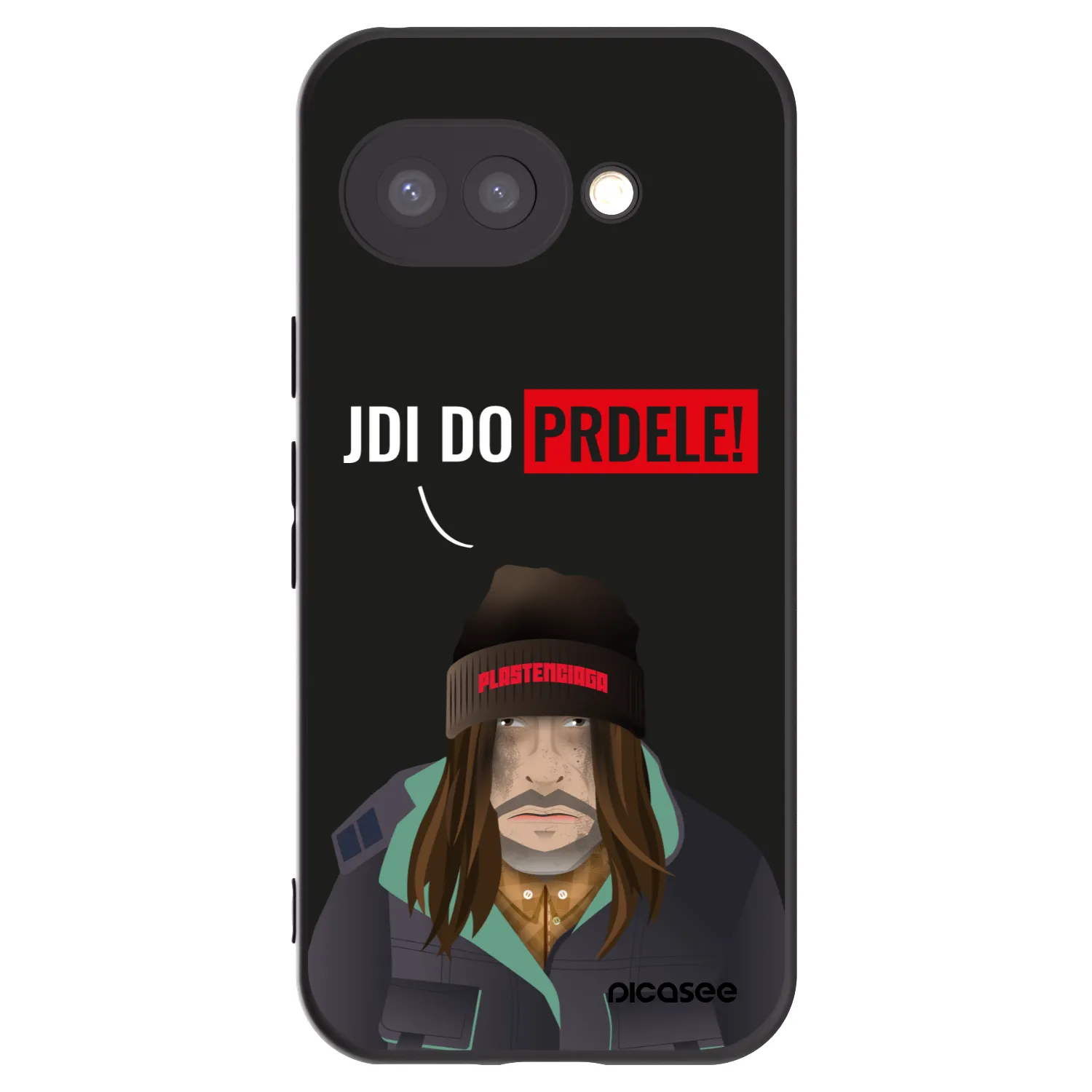 Picasee fekete szilikon tok az alábbi mobiltelefonokra Google Pixel 9a - Bezďák