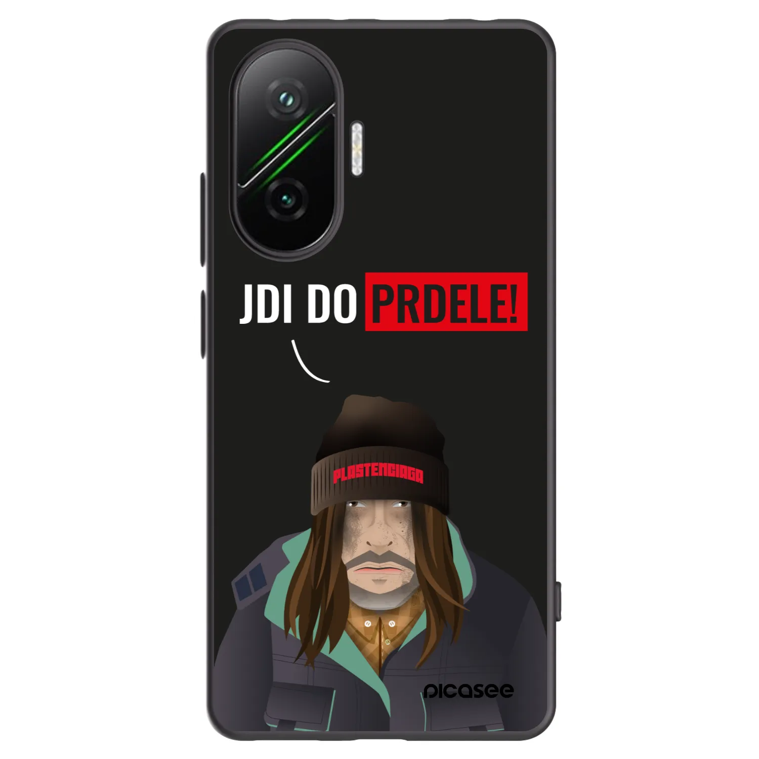 Picasee fekete szilikon tok az alábbi mobiltelefonokra Xiaomi Poco F7 Pro 5G - Bezďák