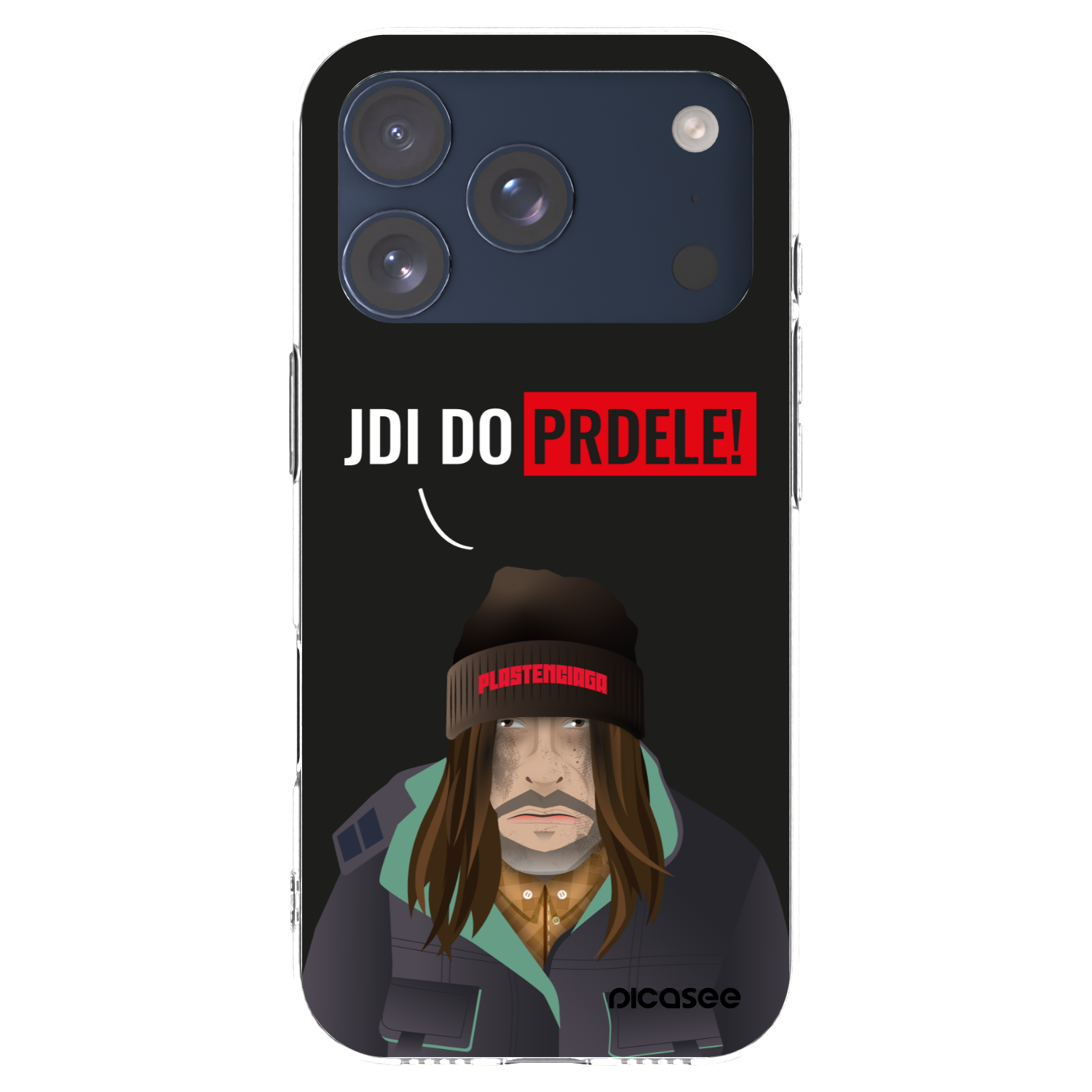Picasee átlátszó szilikon tok az alábbi mobiltelefonokra Apple iPhone 17 Pro - Bezďák