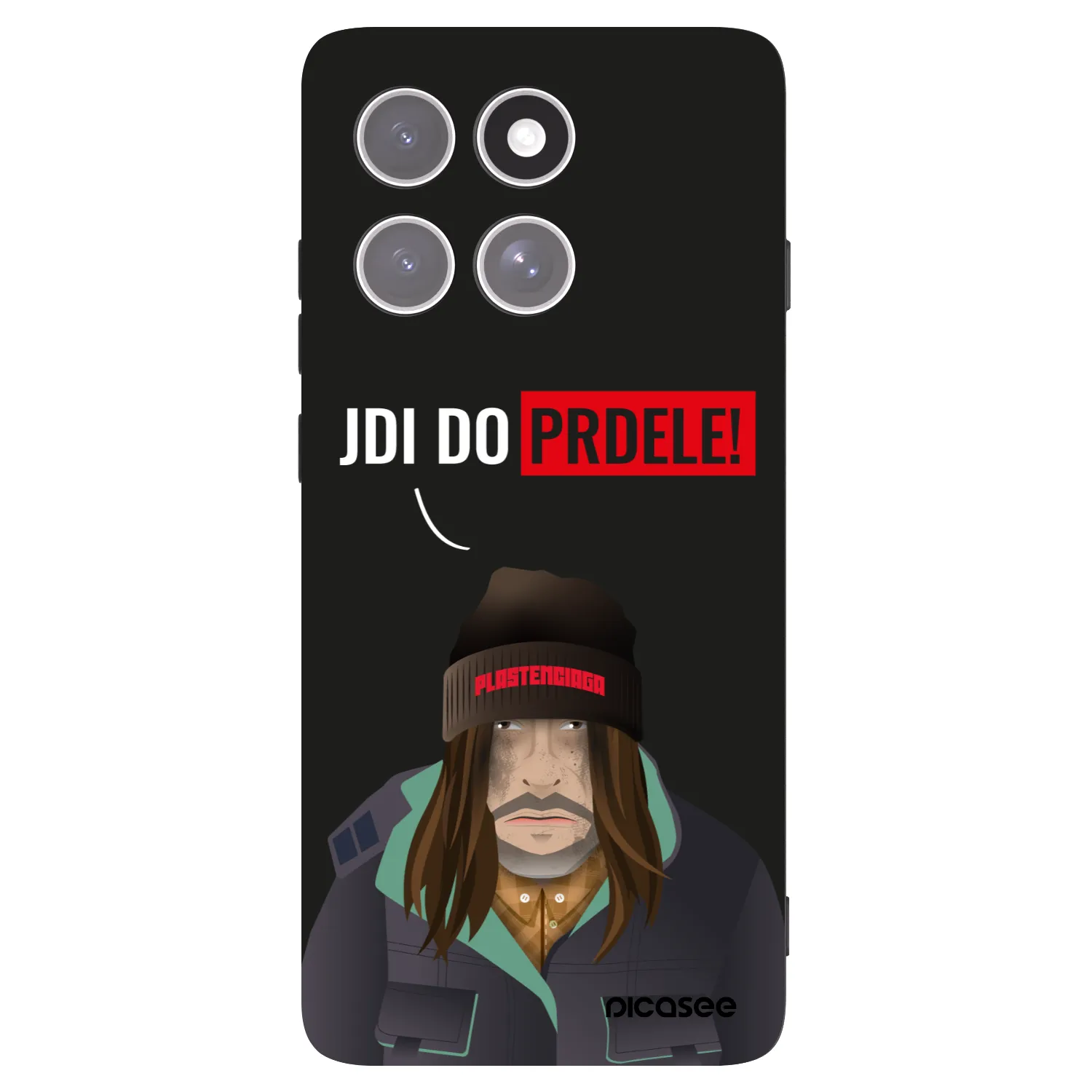 Picasee fekete szilikon tok az alábbi mobiltelefonokra Motorola Edge 60 Pro - Bezďák