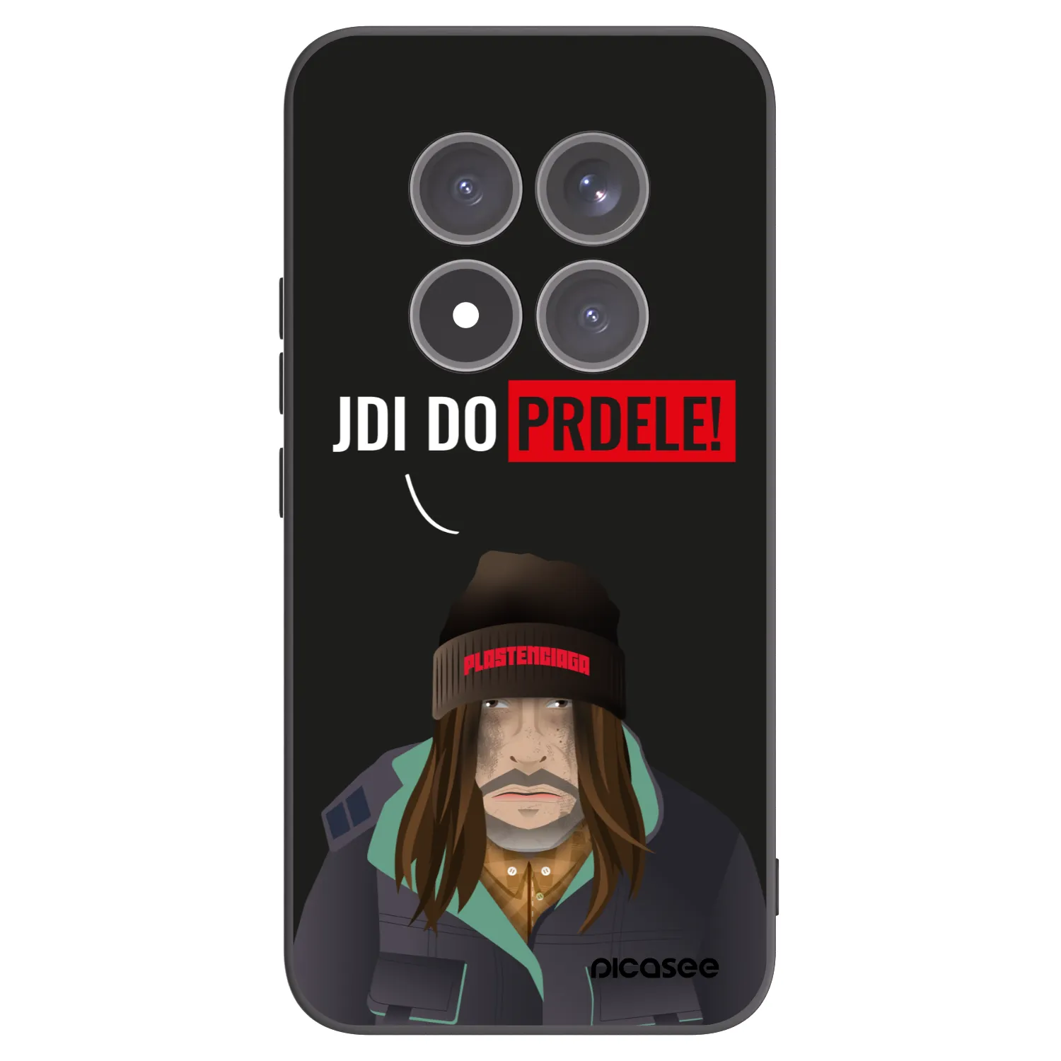 Picasee fekete szilikon tok az alábbi mobiltelefonokra Xiaomi Redmi Note 15 Pro+ - Bezďák