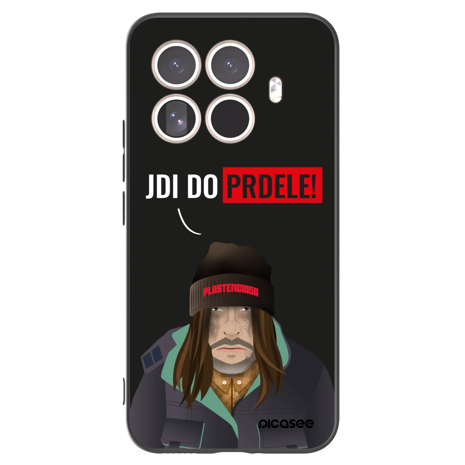 Picasee fekete szilikon tok az alábbi mobiltelefonokra Xiaomi 15T Pro - Bezďák