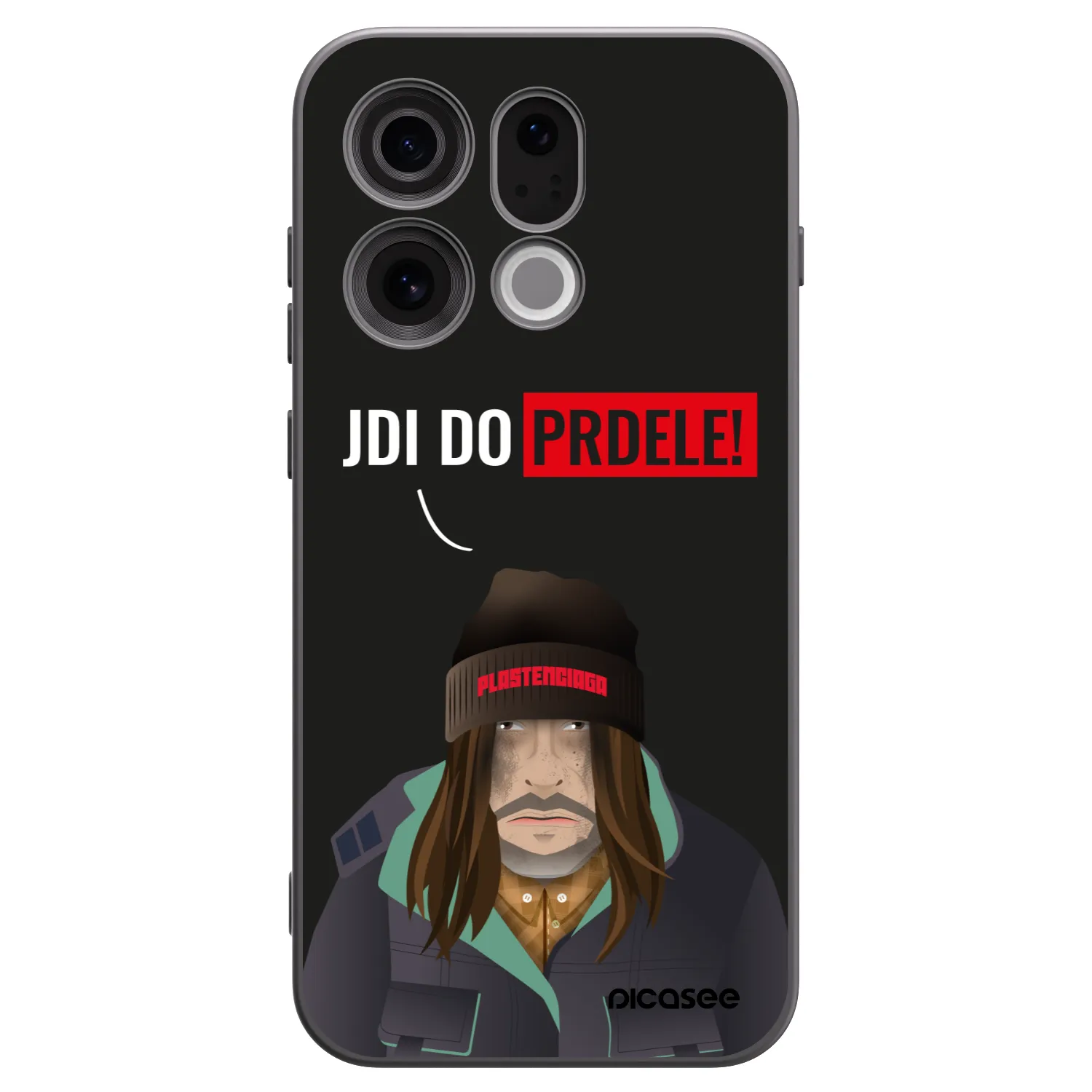 Picasee fekete szilikon tok az alábbi mobiltelefonokra OPPO Find X9 - Bezďák