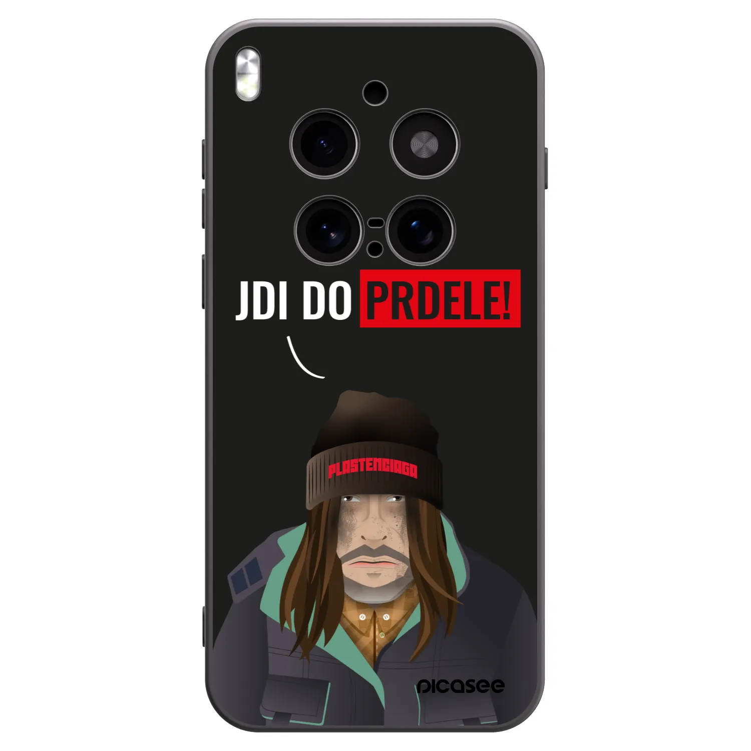 Picasee fekete szilikon tok az alábbi mobiltelefonokra Vivo X300 Pro - Bezďák