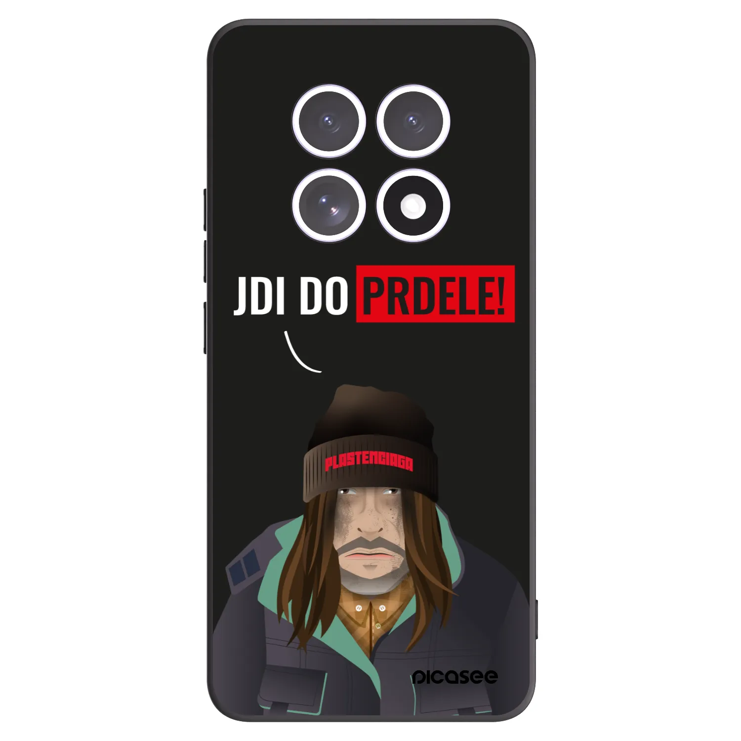 Picasee fekete szilikon tok az alábbi mobiltelefonokra Xiaomi Redmi Note 15 5G - Bezďák