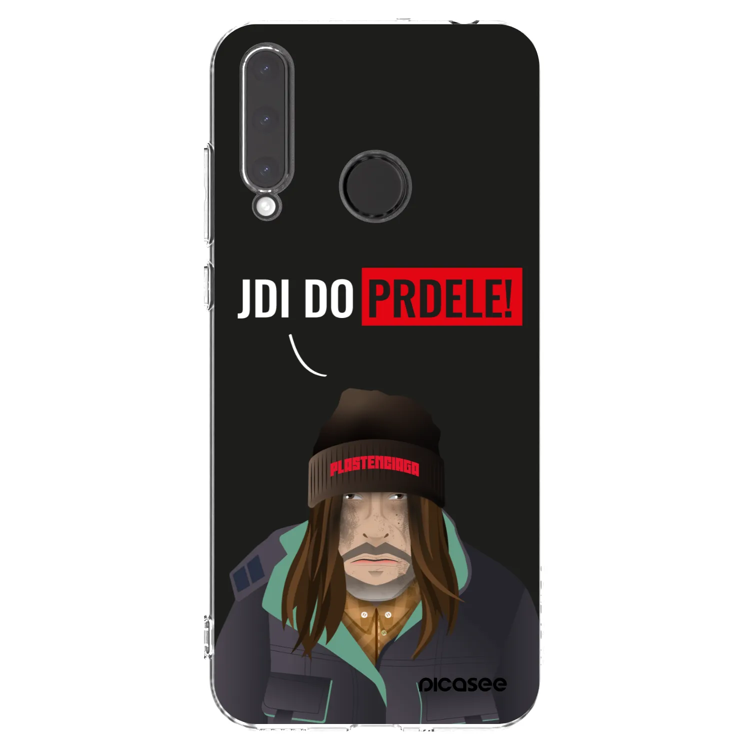 Picasee átlátszó szilikon tok az alábbi mobiltelefonokra Honor 20 Lite - Bezďák