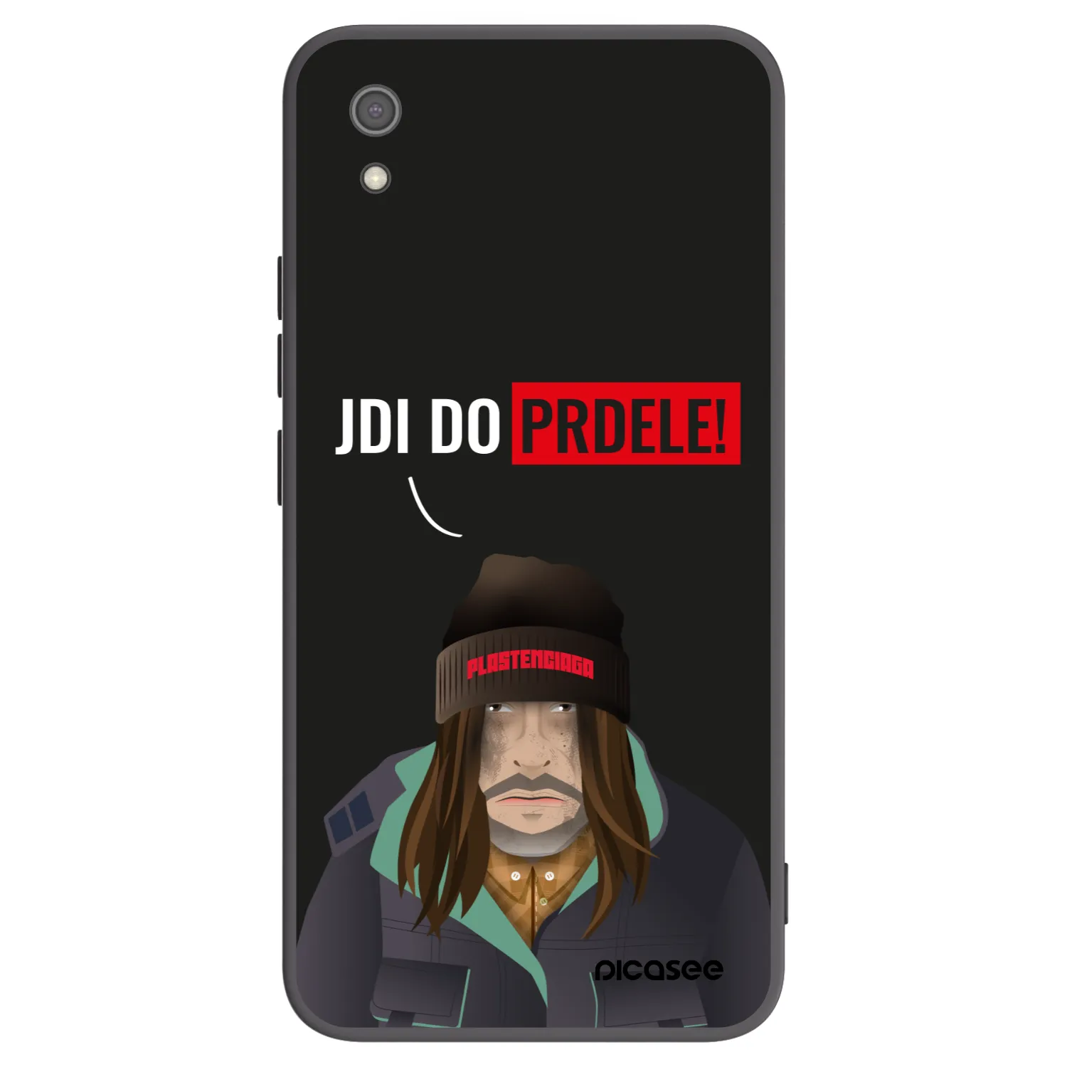 Picasee fekete szilikon tok az alábbi mobiltelefonokra Xiaomi Redmi 7A - Bezďák