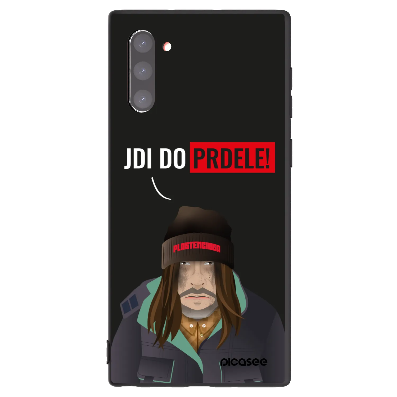 Picasee fekete szilikon tok az alábbi mobiltelefonokra Samsung Galaxy Note 10 N970F - Bezďák