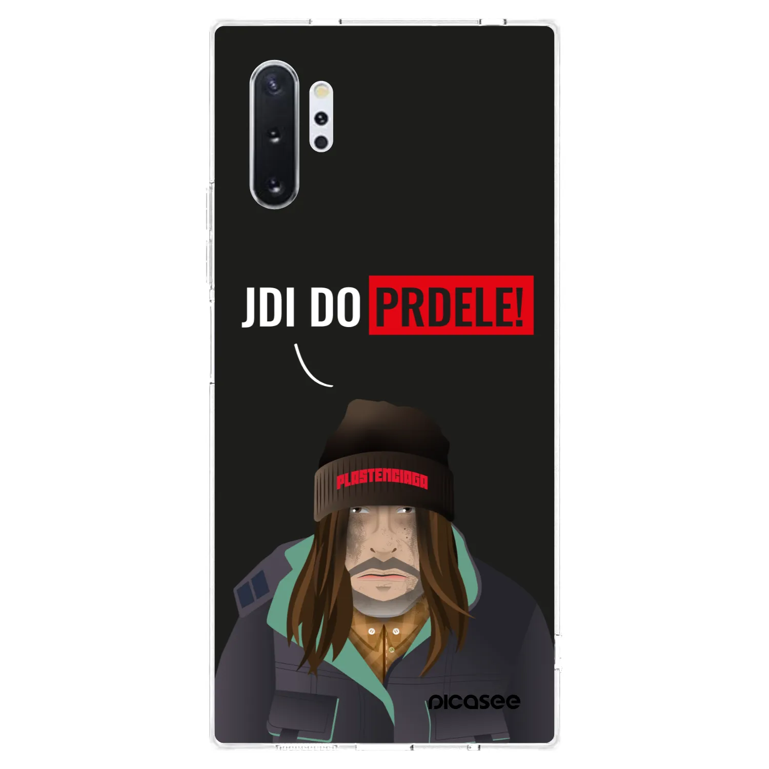 Picasee átlátszó szilikon tok az alábbi mobiltelefonokra Samsung Galaxy Note 10+ N975F - Bezďák