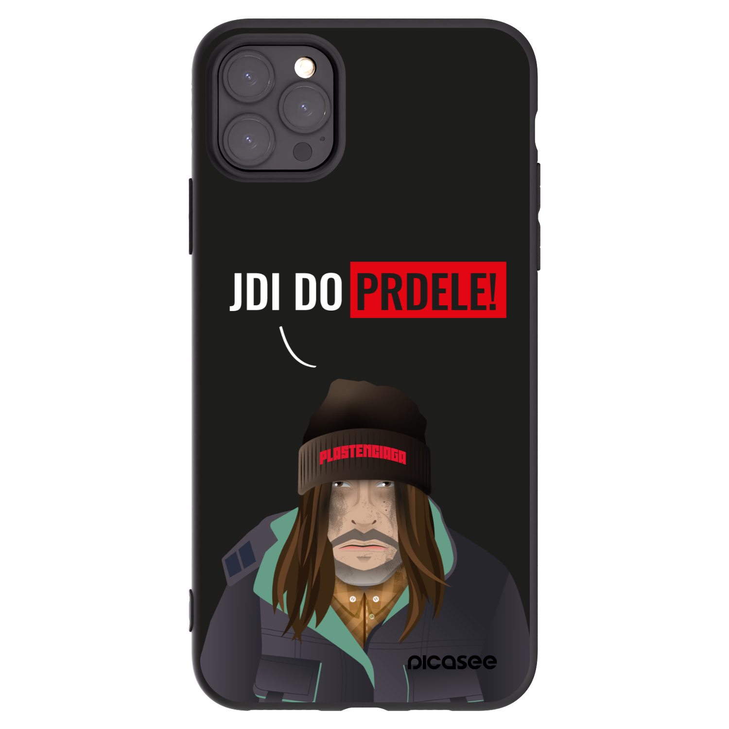 Picasee fekete szilikon tok az alábbi mobiltelefonokra Apple iPhone 11 Pro Max - Bezďák