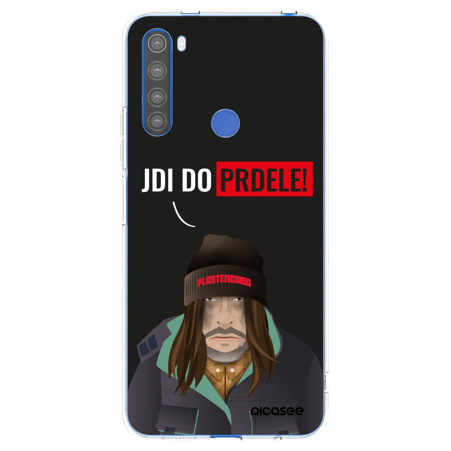 Picasee átlátszó szilikon tok az alábbi mobiltelefonokra Xiaomi Redmi Note 8T - Bezďák