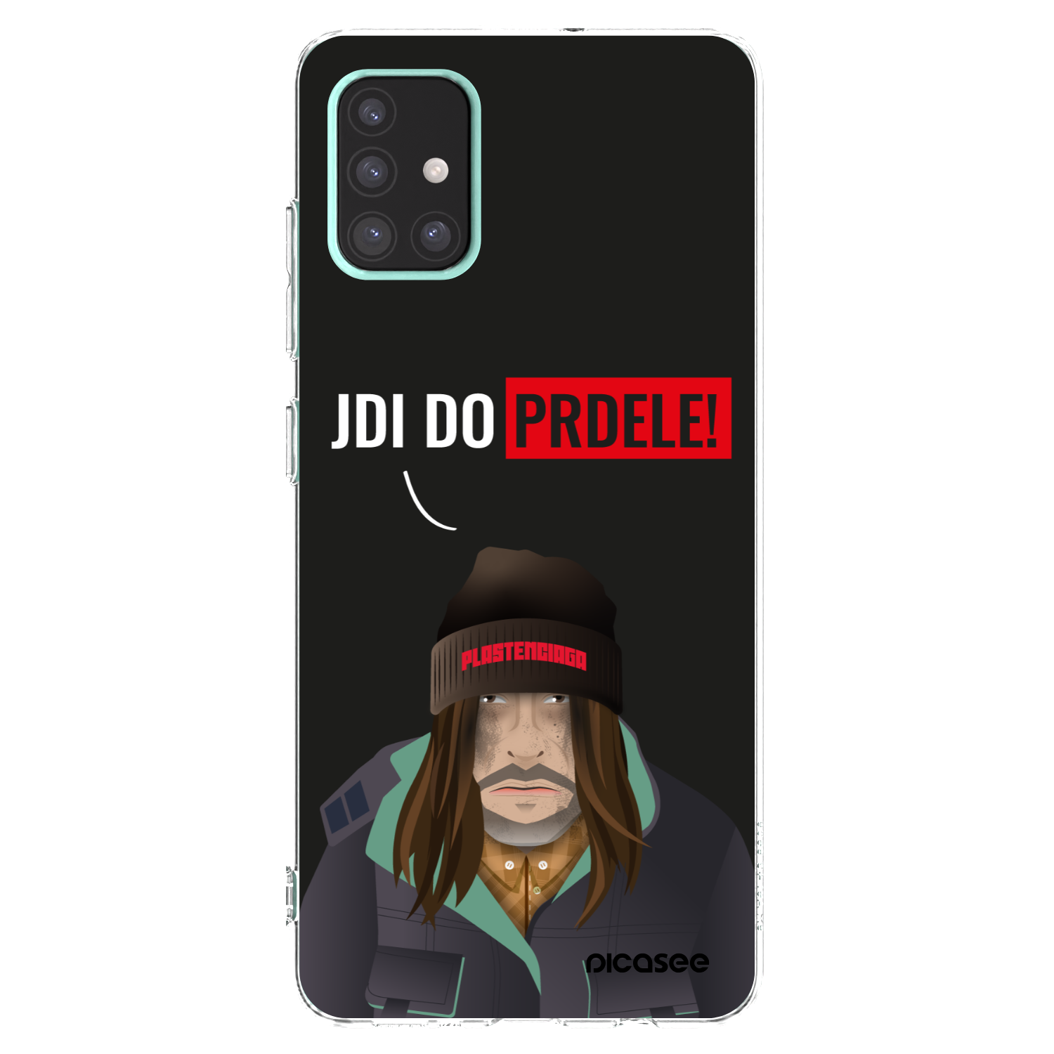 Picasee átlátszó szilikon tok az alábbi mobiltelefonokra Samsung Galaxy A51 A515F - Bezďák