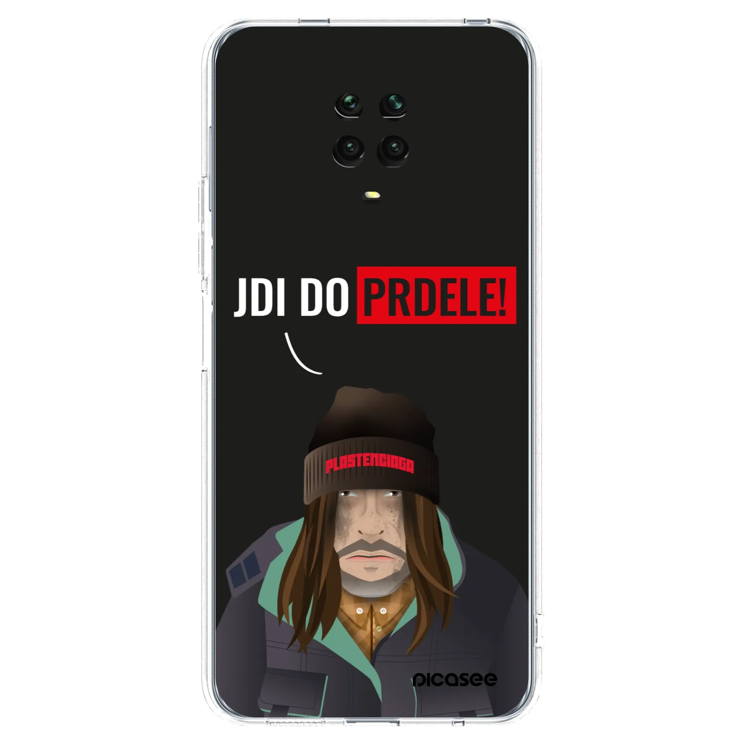 Picasee átlátszó szilikon tok az alábbi mobiltelefonokra Xiaomi Redmi Note 9 Pro - Bezďák